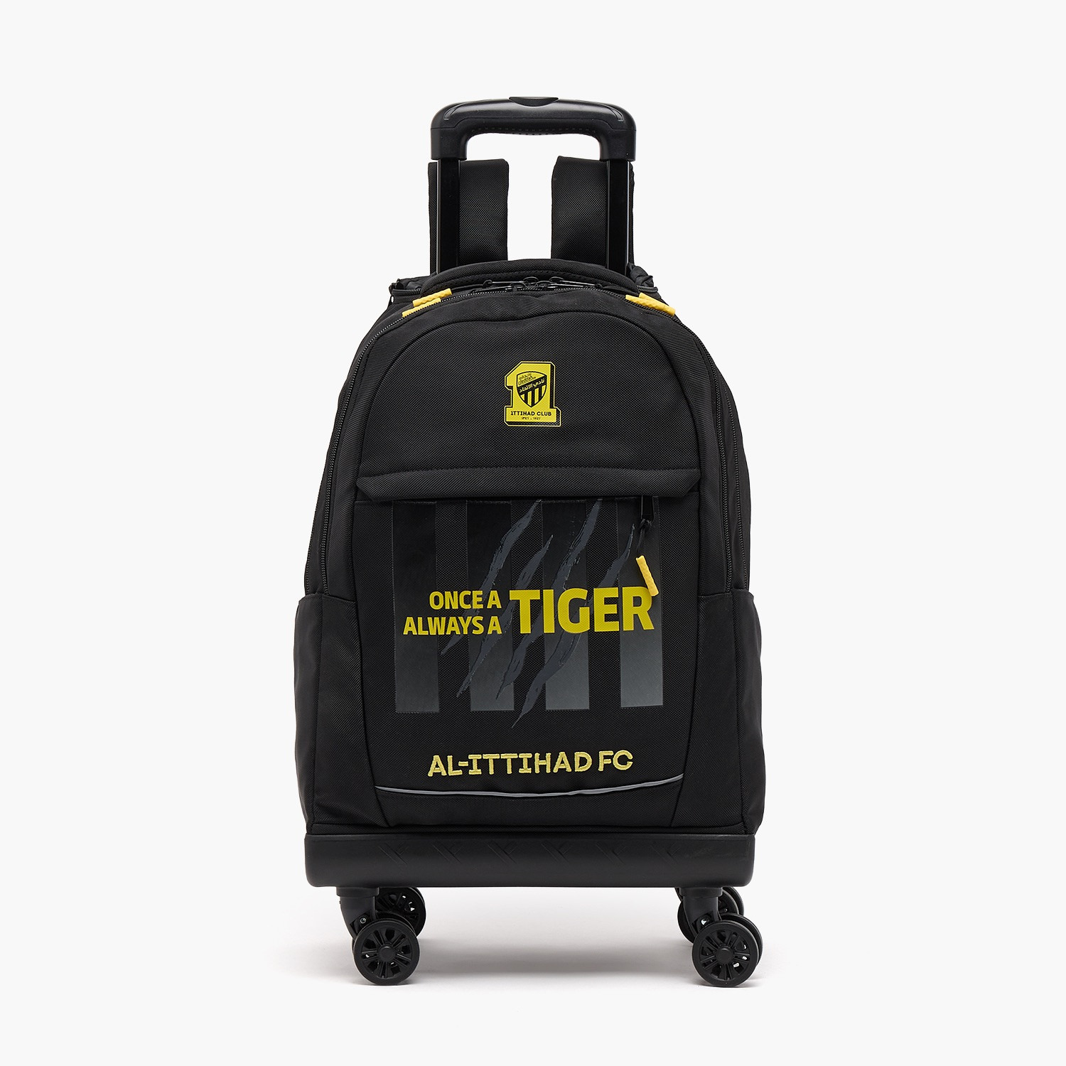 Hollywood Magic Al Ittihad Print Trolley Bag for Boys 8-12 Years Retractable Handle - 18 inches-school-bagsandbackpacks-trolleybags-image-3