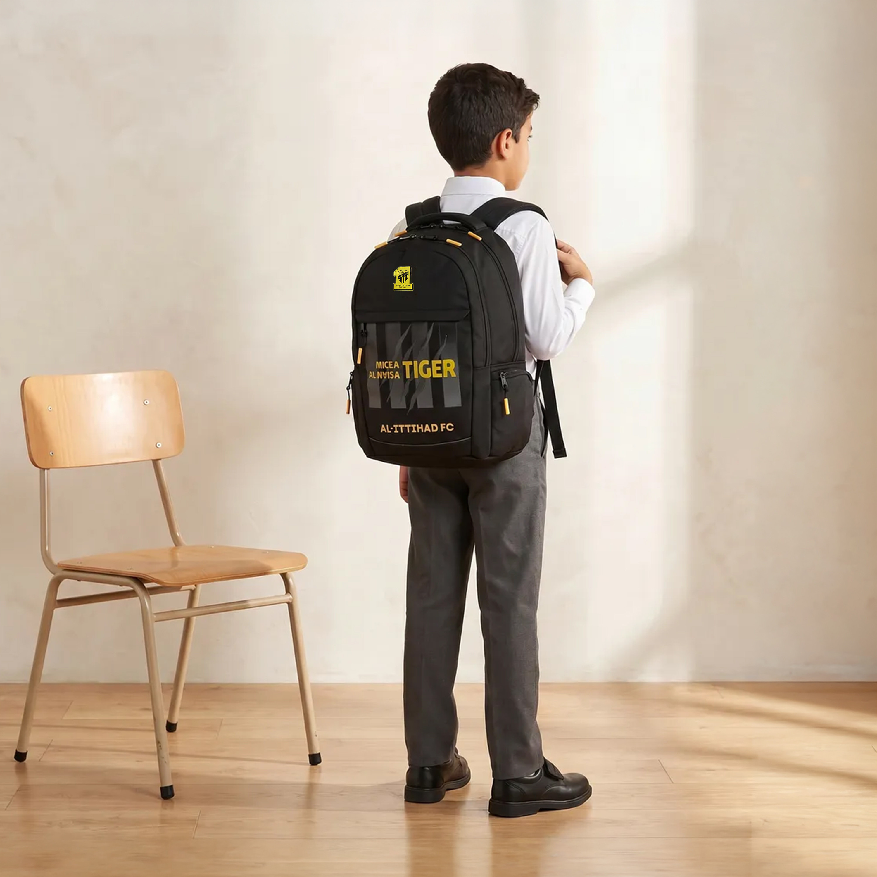 Hollywood Magic Al Ittihad Print Backpack for Boys 8-12 Years with Padded Straps-school-bagsandbackpacks-backpacks-image-4