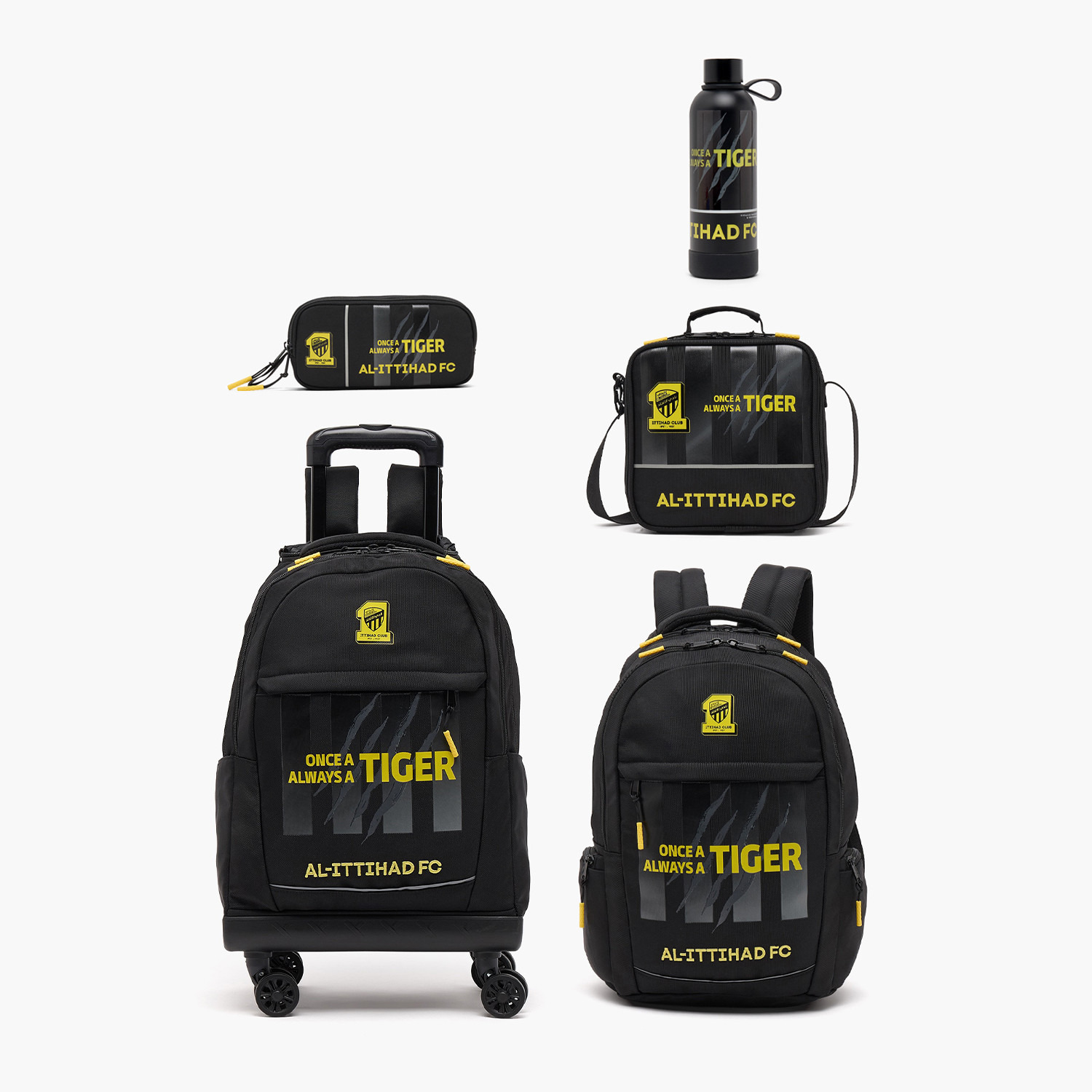 شنطة غداء بحزام قابل للتعديل وطبعات نادي الاتحاد للأولاد من هوليوود ماجيك-school-lunchessentials-lunchbags-image-11