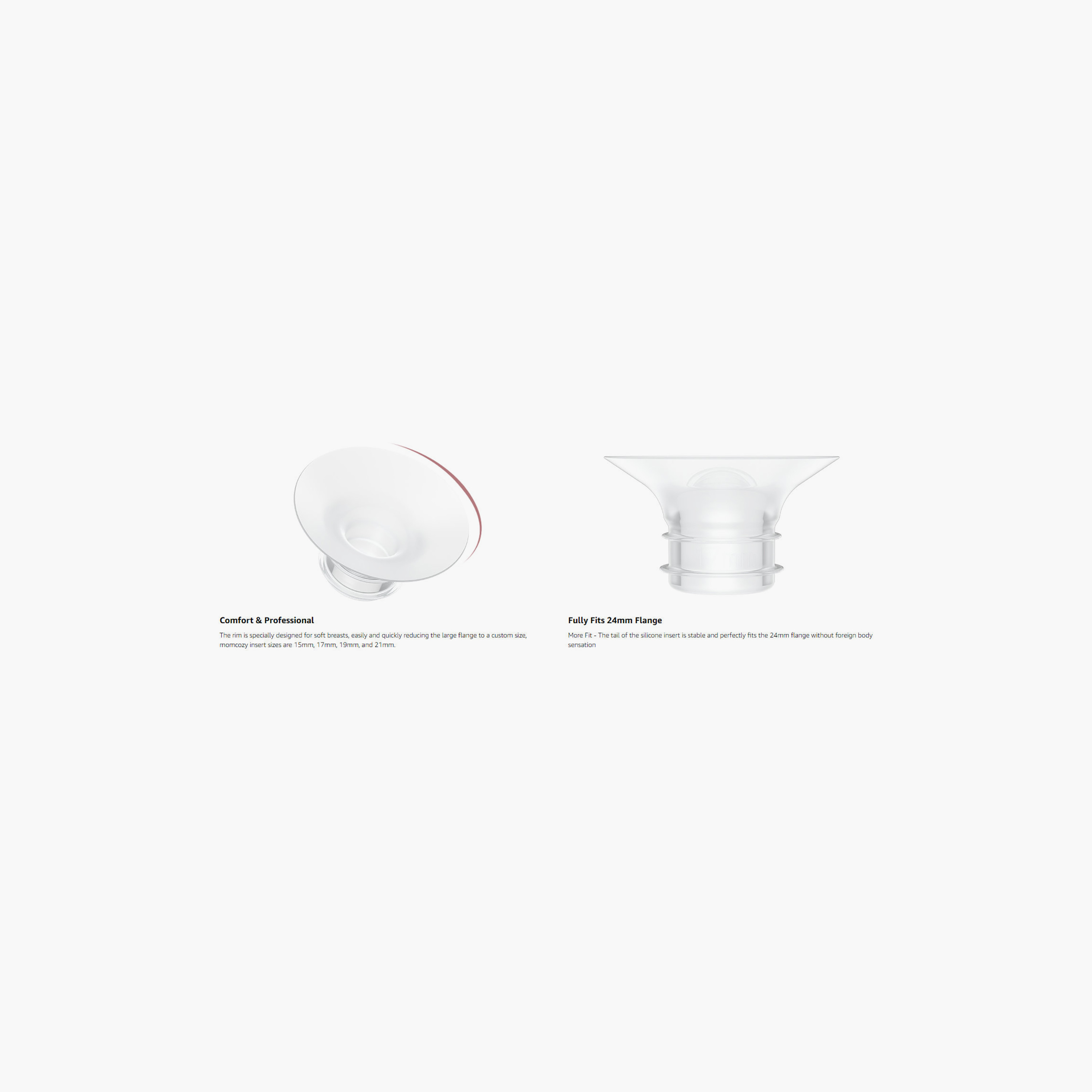 Momcozy 4-Piece Flange Insert for M5/M6/M9 Breast Pump - 19 mm-baby-feeding-breastfeedingandcare-image-2
