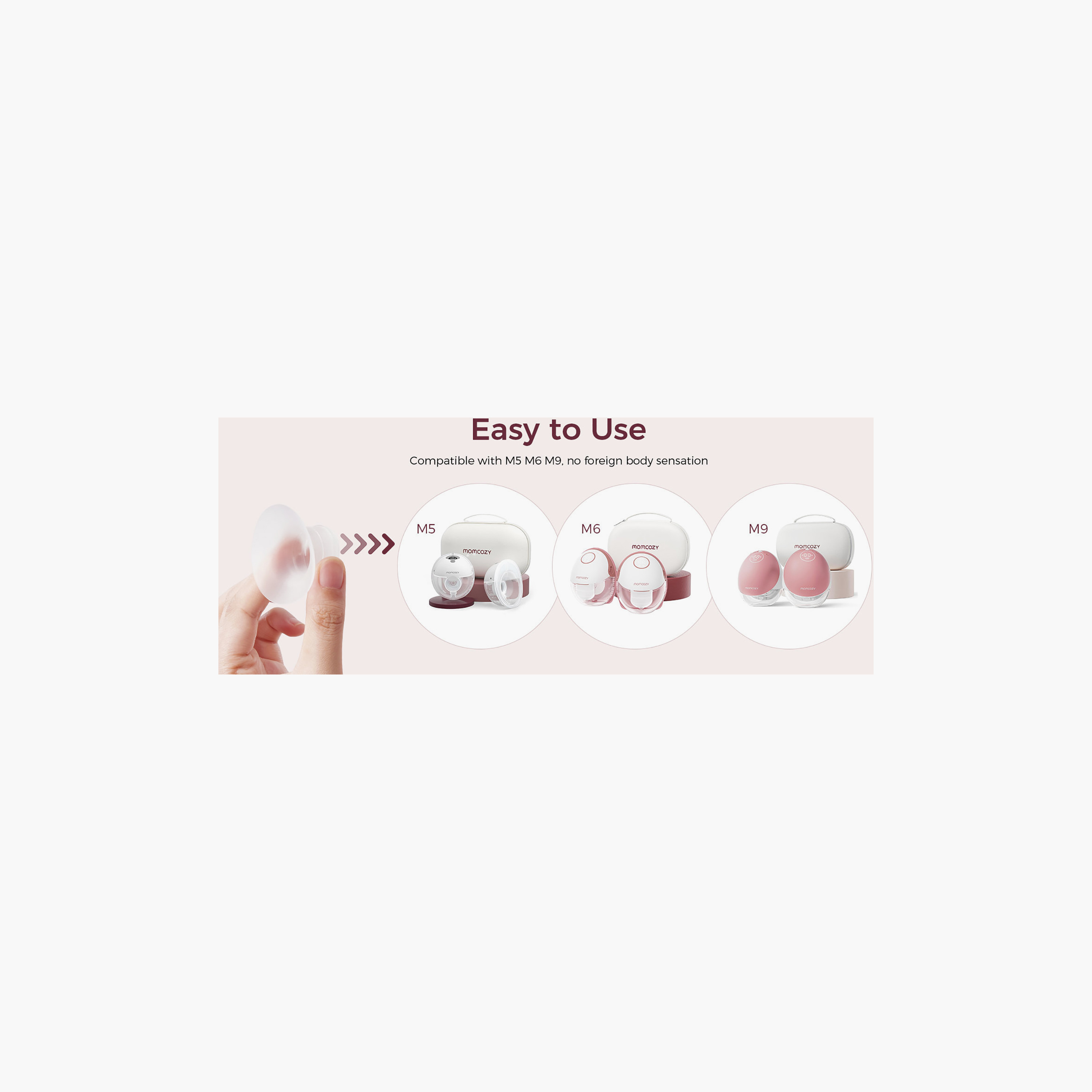 Momcozy 4-Piece Flange Insert for M5/M6/M9 Breast Pump - 19 mm-baby-feeding-breastfeedingandcare-image-3