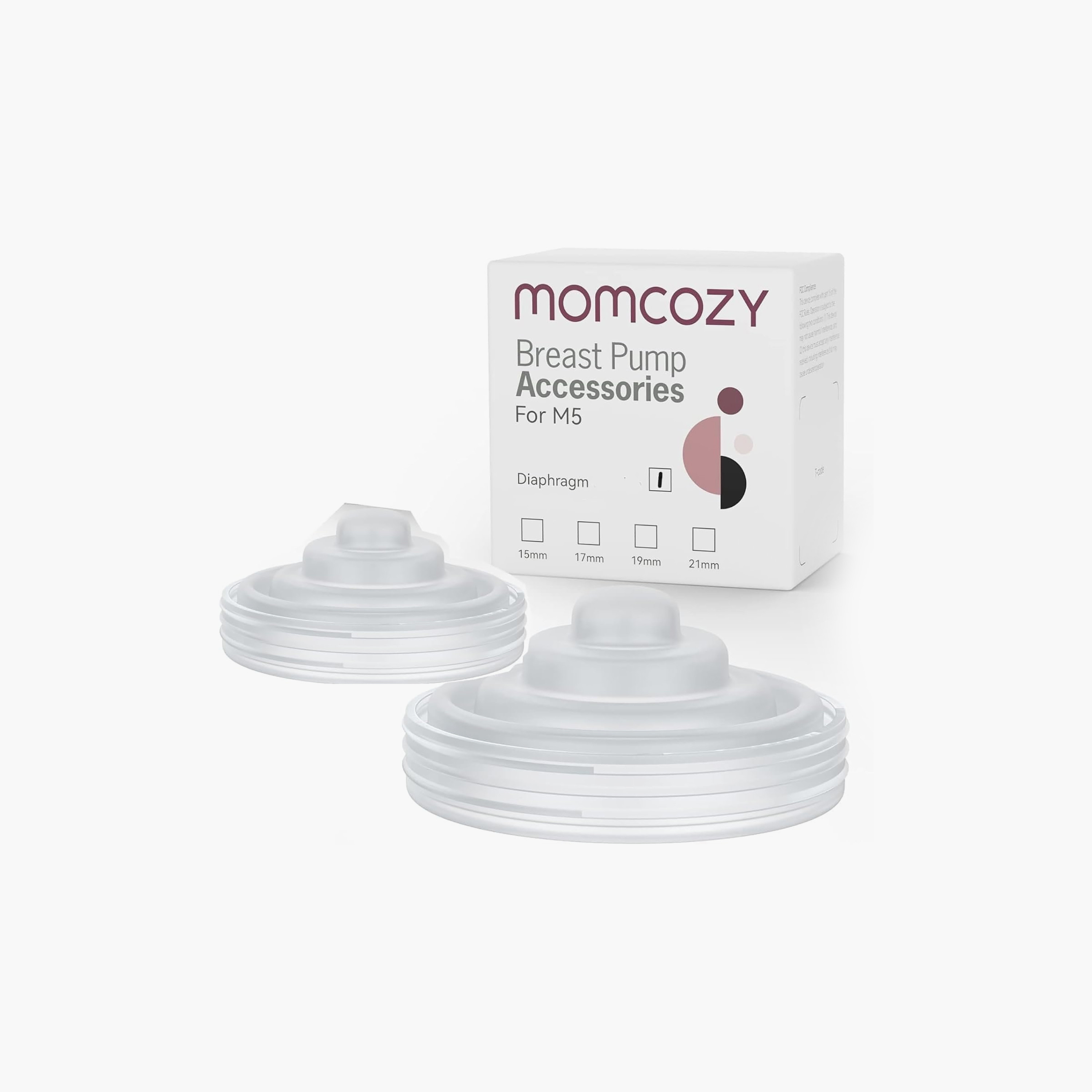 Momcozy 2-Piece Silicone Diaphragm for M5 Breast Pump-baby-feeding-breastfeedingandcare-image-1
