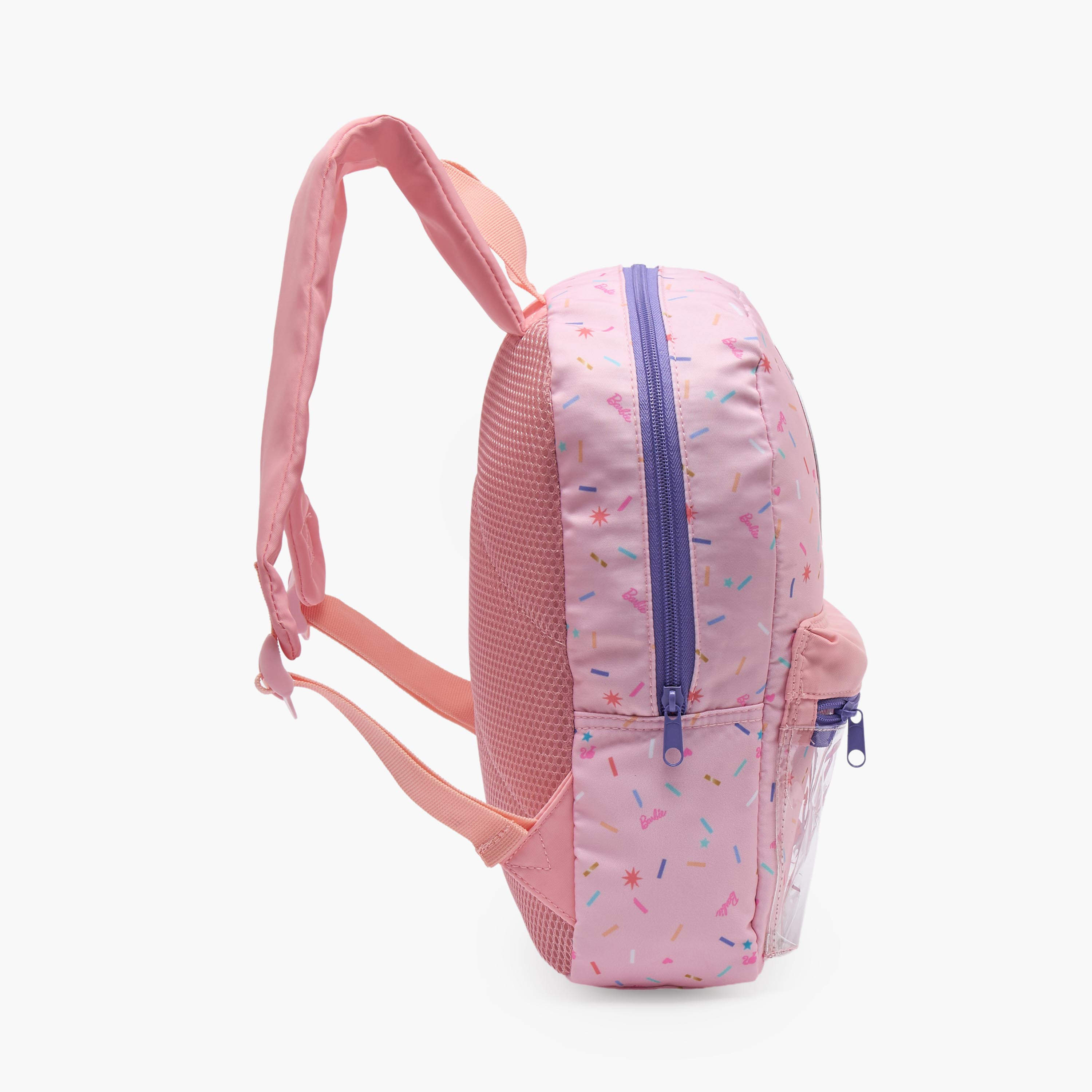 Barbie Applique Accent School Backpack for Girls 13 Years with Padded Shoulder Straps - 17 inches-school-bagsandbackpacks-backpacks-image-7