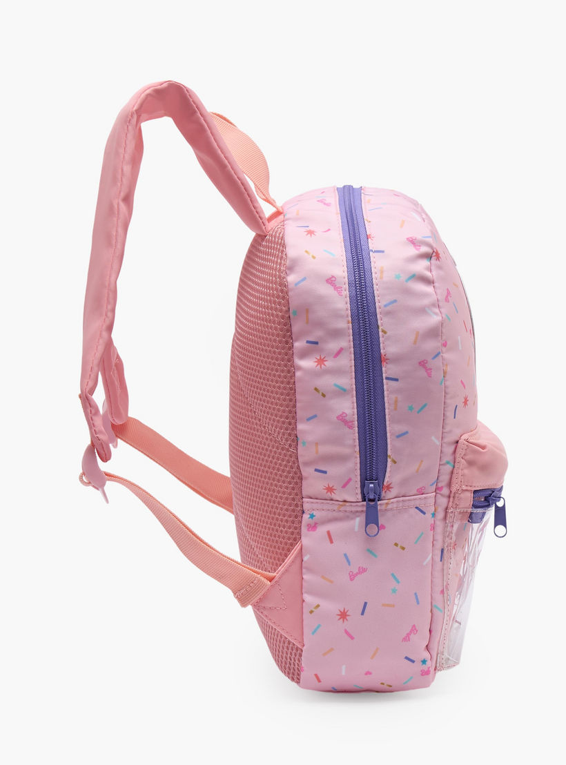 Barbie Applique Accent School Backpack for Girls 13 Years with Padded Shoulder Straps - 17 inches-school-bagsandbackpacks-backpacks-image-7