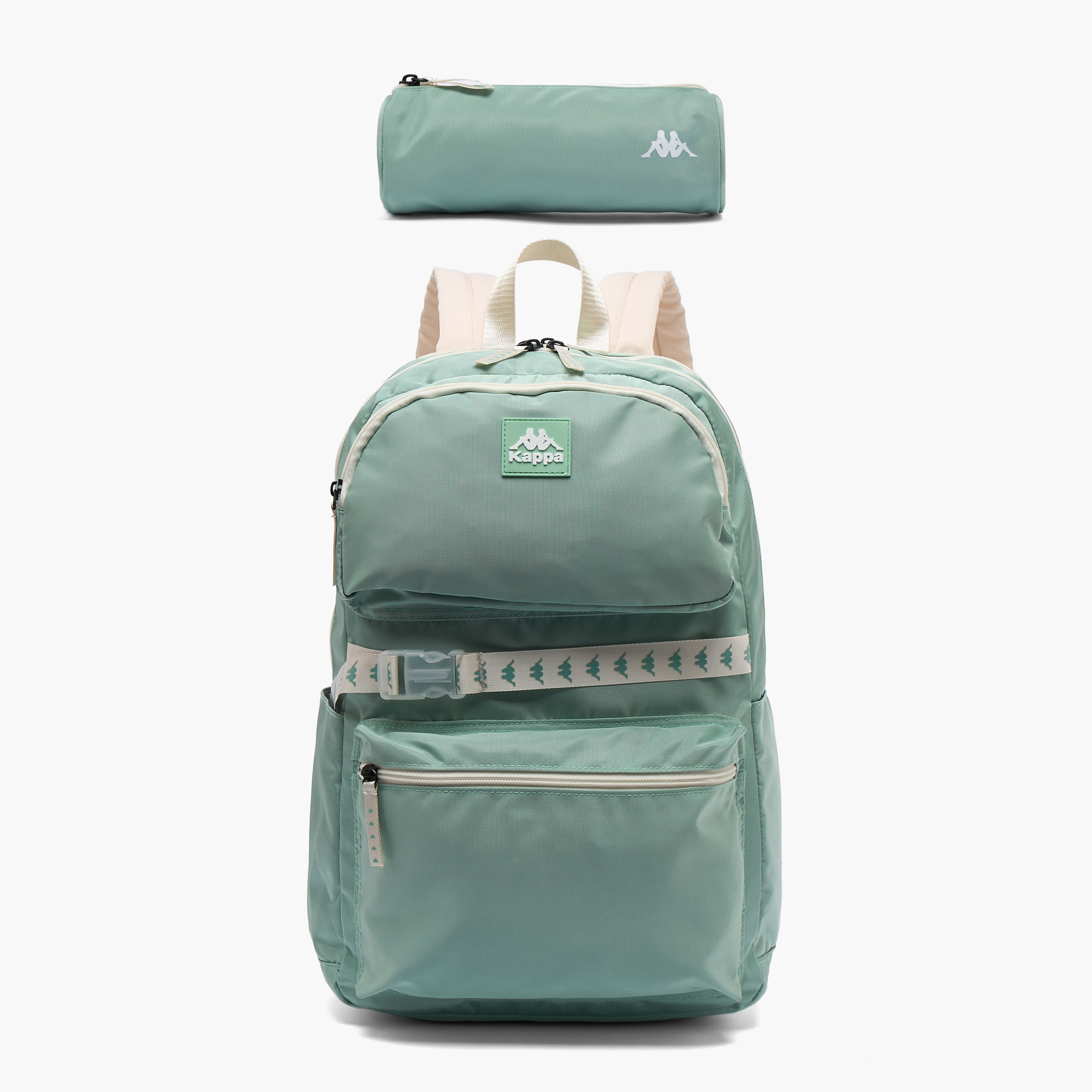 طقم شنطة ظهر مدرسية سادة ومقلمة قطعتين للأطفال بعمر 13 سنة فما فوق من كابا-school-bagsandbackpacks-backpacks-image-1