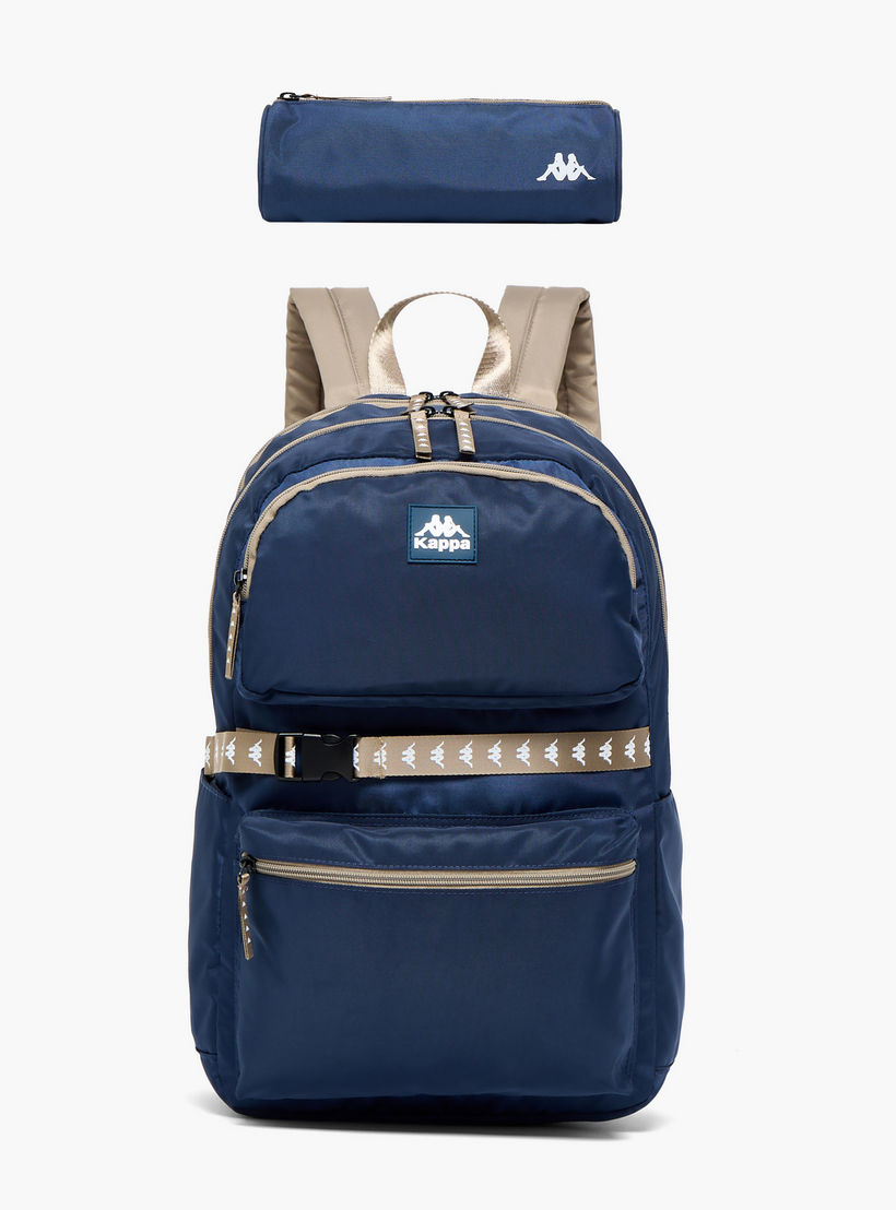 طقم شنطة ظهر مدرسية سادة ومقلمة قطعتين للأطفال بعمر 13 سنة فما فوق من كابا-school-bagsandbackpacks-backpacks-image-1
