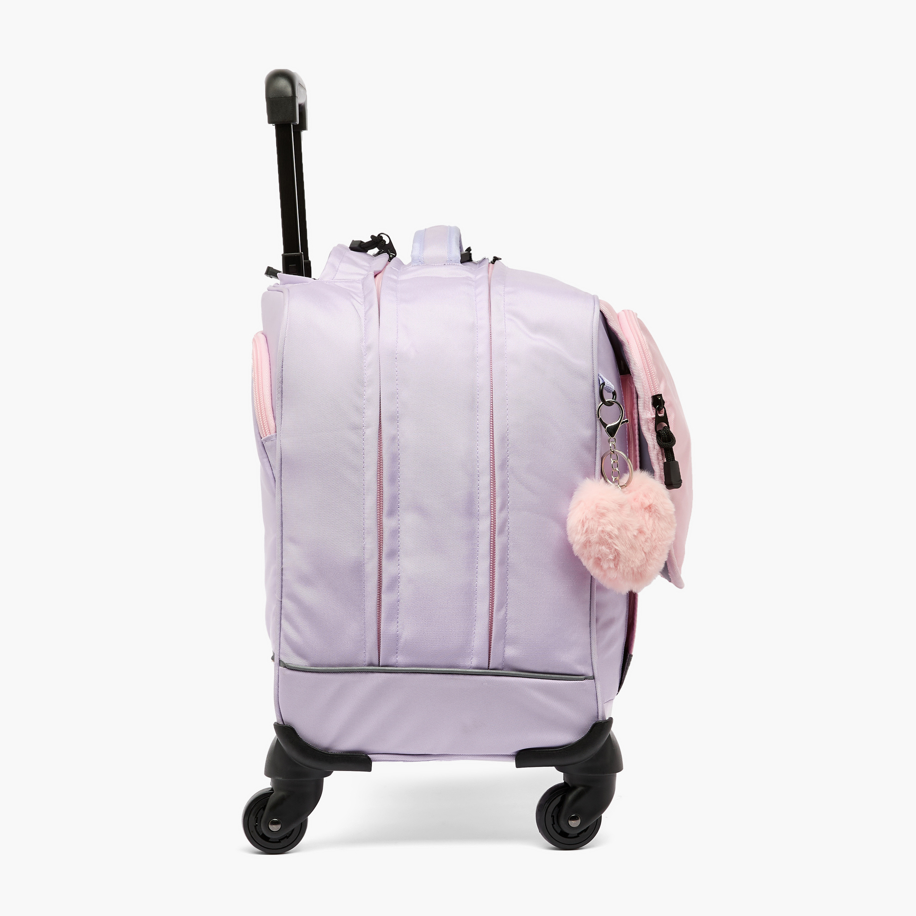 Lee Cooper Colourblock 3-Piece Trolley Bag for Kids 13+ Years with Pouch and Lunch Bag-school-bagsandbackpacks-trolleybags-image-10
