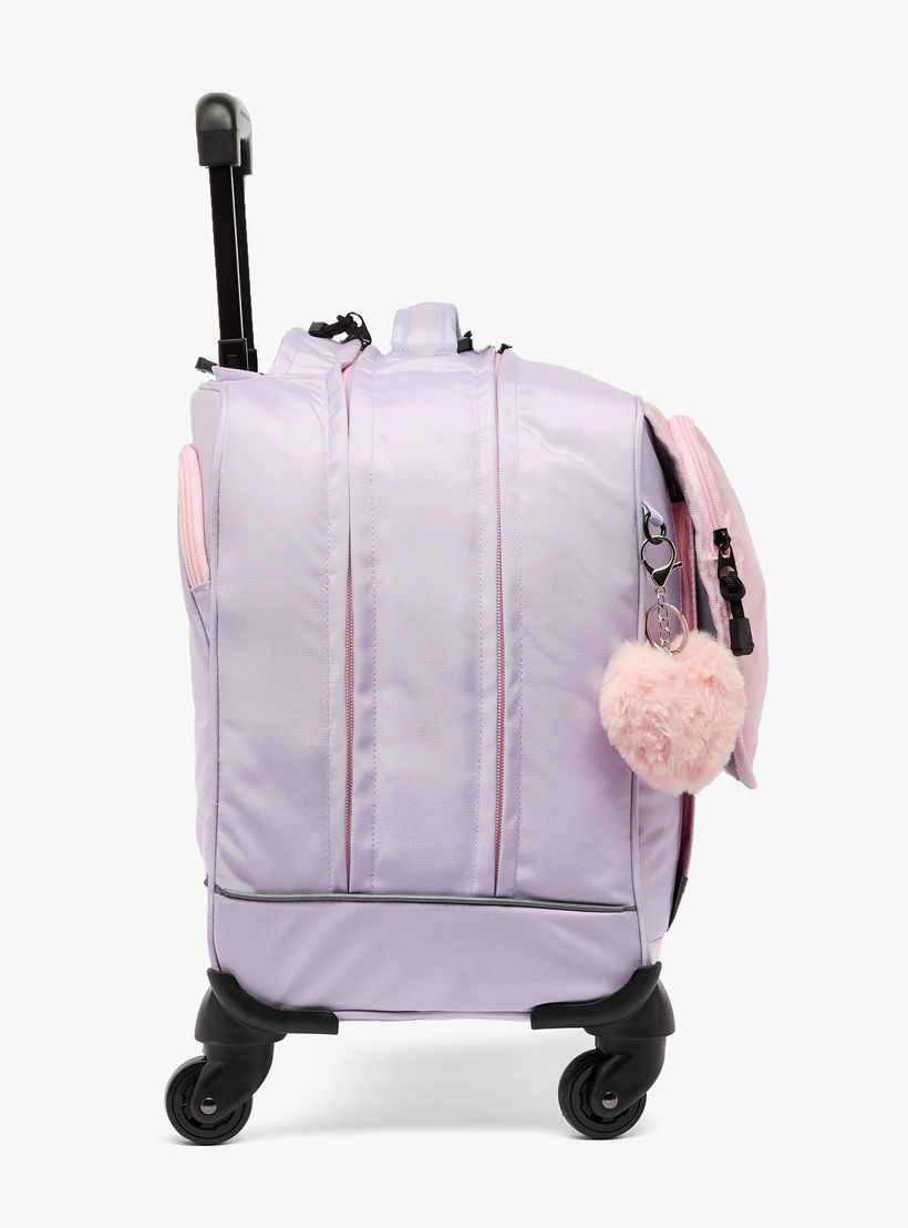Lee Cooper Colourblock 3-Piece Trolley Bag for Kids 13+ Years with Pouch and Lunch Bag-school-bagsandbackpacks-trolleybags-image-10