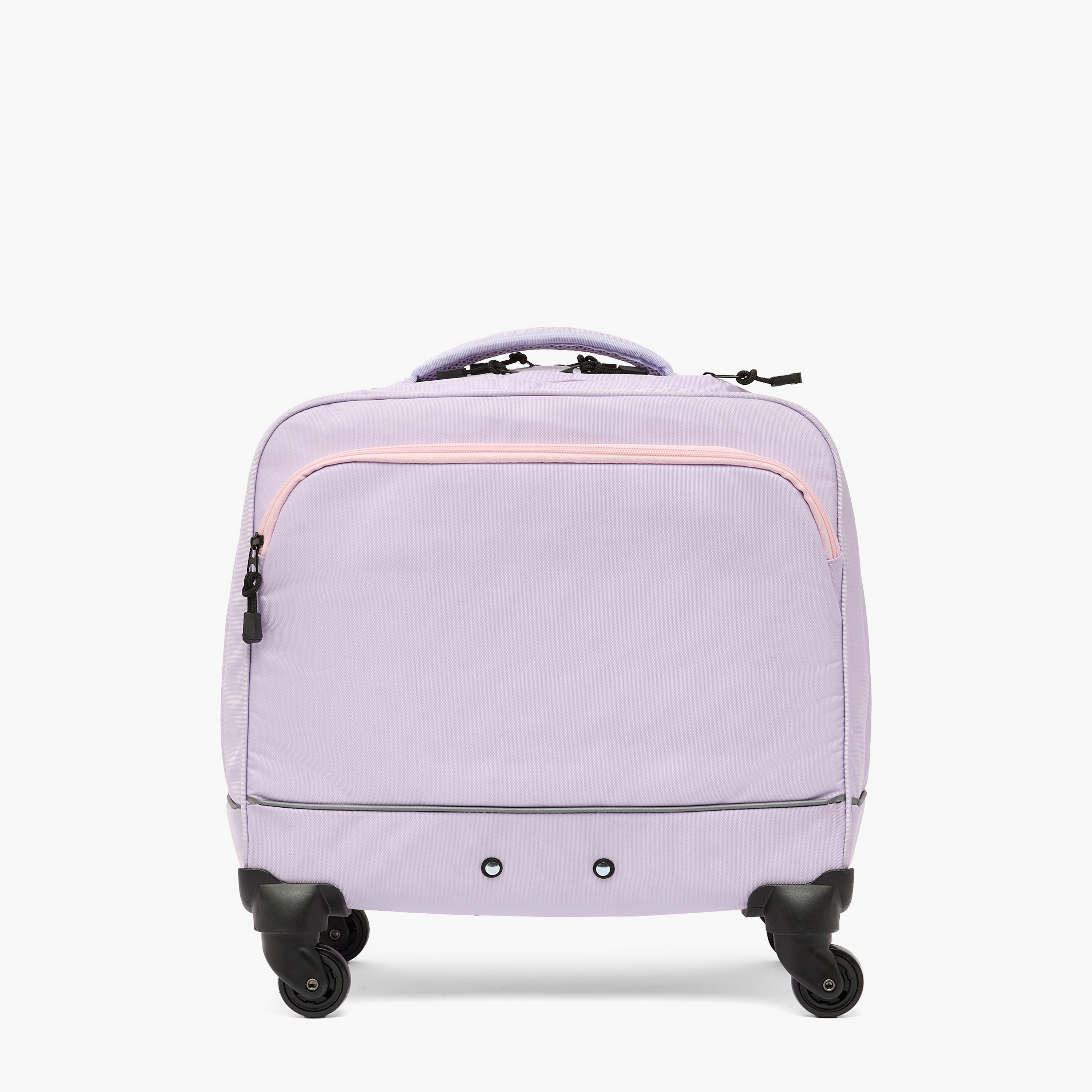 Lee Cooper Colourblock 3-Piece Trolley Bag for Kids 13+ Years with Pouch and Lunch Bag-school-bagsandbackpacks-trolleybags-image-12