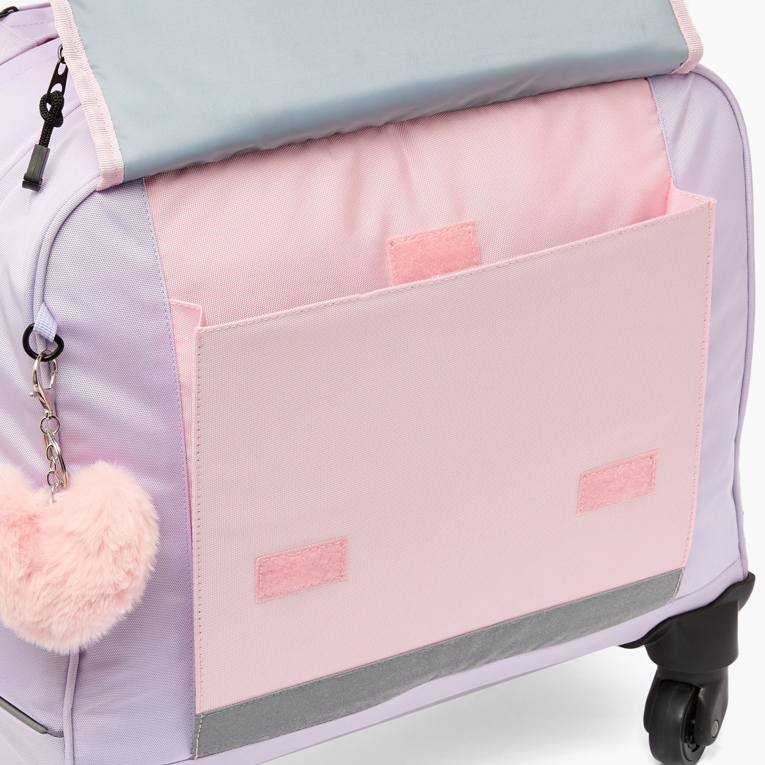 Lee Cooper Colourblock 3-Piece Trolley Bag for Kids 13+ Years with Pouch and Lunch Bag-school-bagsandbackpacks-trolleybags-image-13