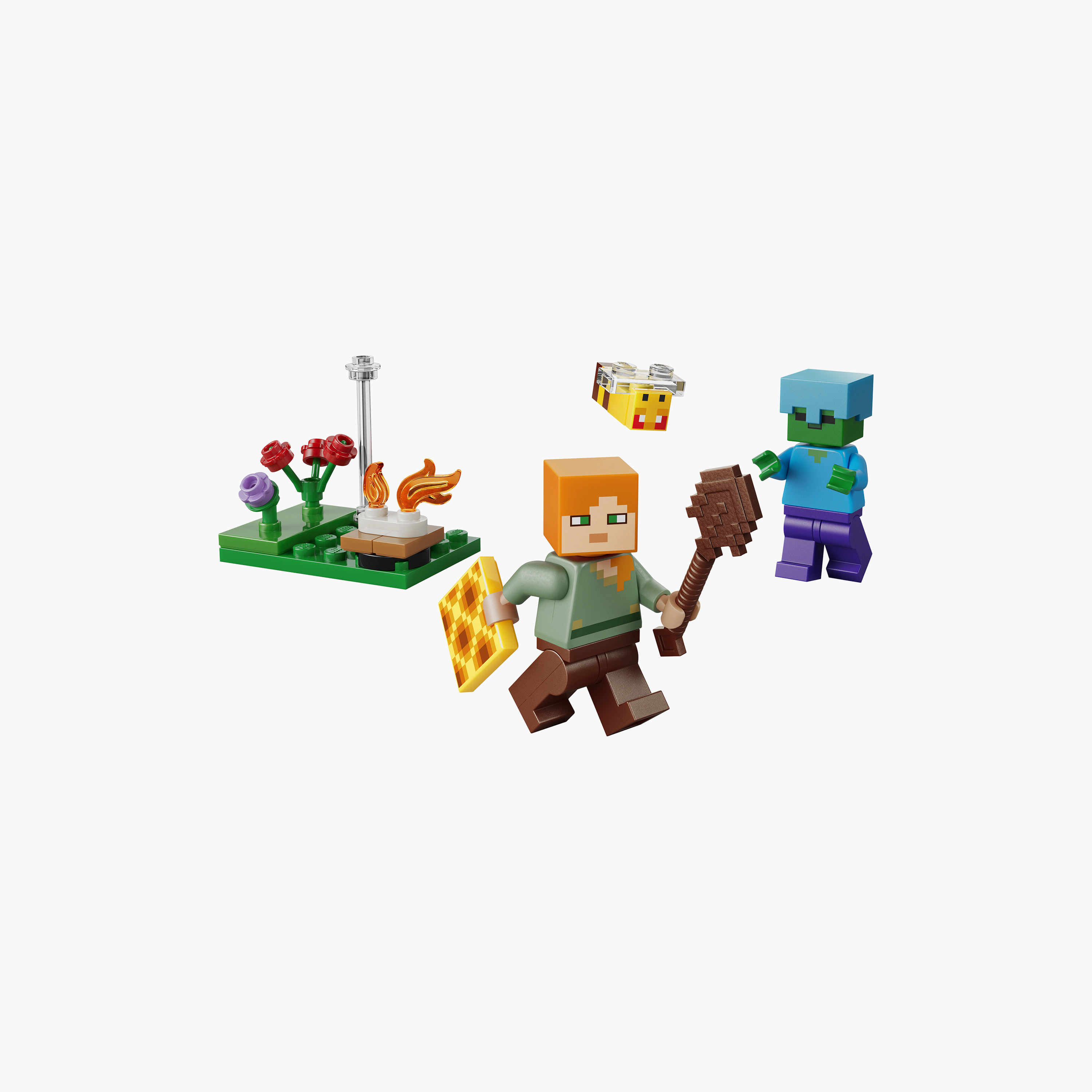 Lego Minecraft Alex's Campfire Conflict Block Playset-toys-buildingblocks-blocks-image-2