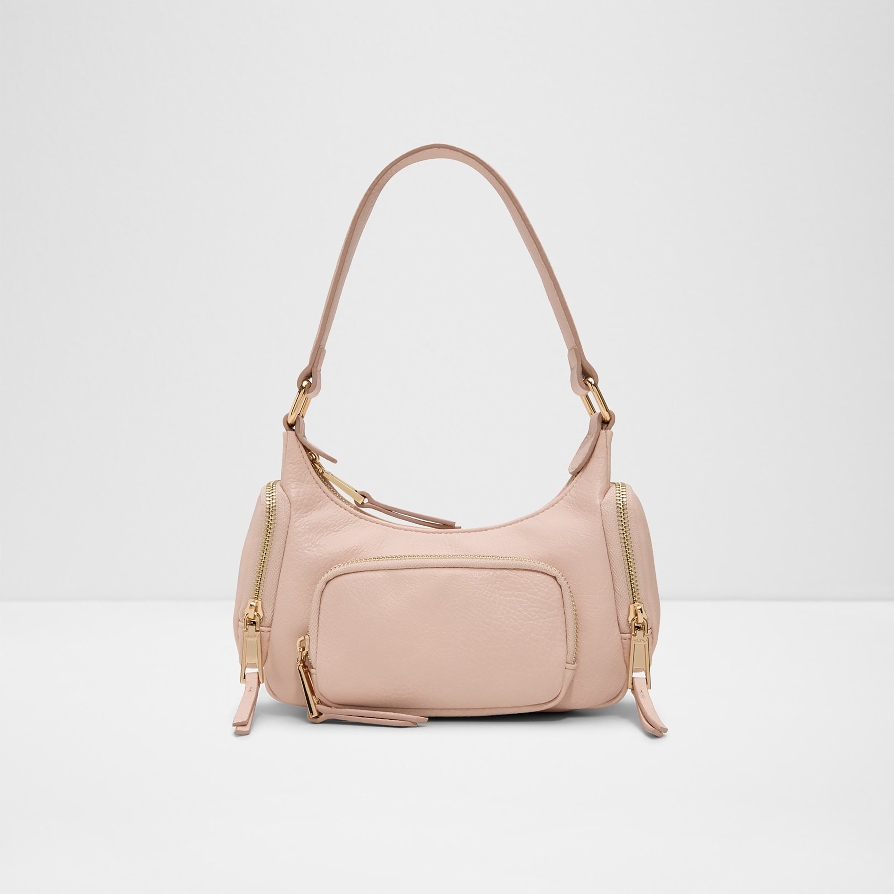 Aldo Ppiper Plain Single Handle Shoulder Bag with Zip Closure-women-bagsandwallets-handbags-image-1