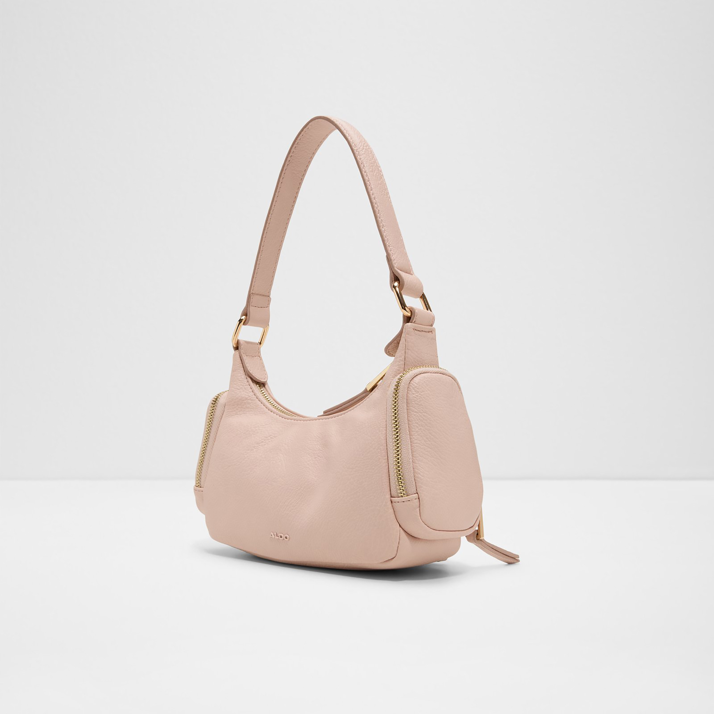 Aldo Ppiper Plain Single Handle Shoulder Bag with Zip Closure-women-bagsandwallets-handbags-image-2
