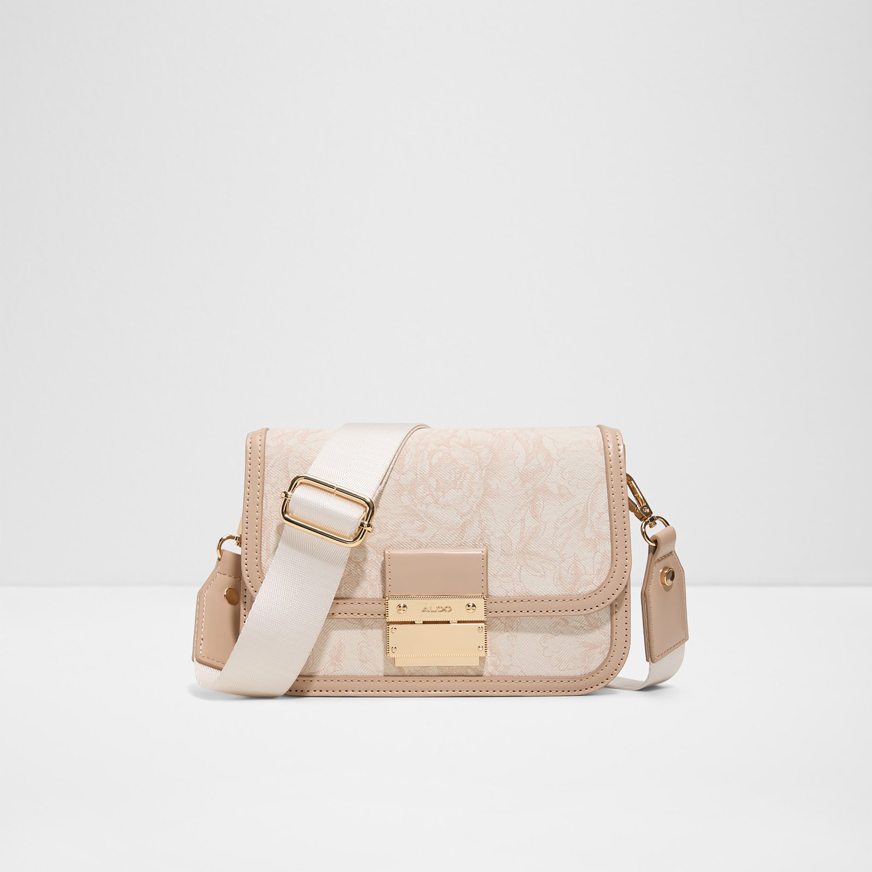 Aldo Tibialis Printed Crossbody Bag with Flap Closure and Adjustable Strap-women-bagsandwallets-handbags-image-1