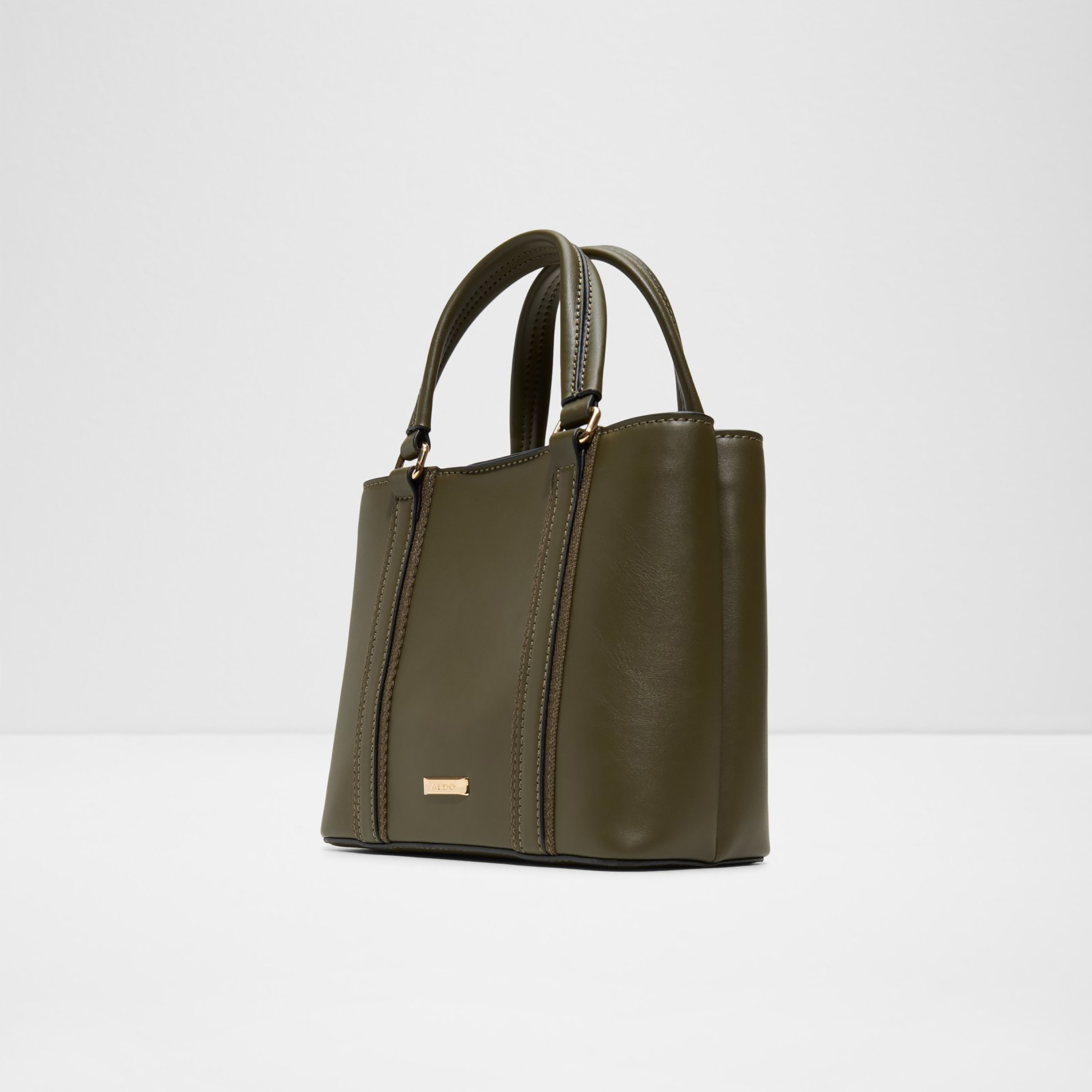 Aldo Maleah Plain Double Handle Tote Bag with Magnetic Closure & Adjustable Strap-women-bagsandwallets-handbags-image-2