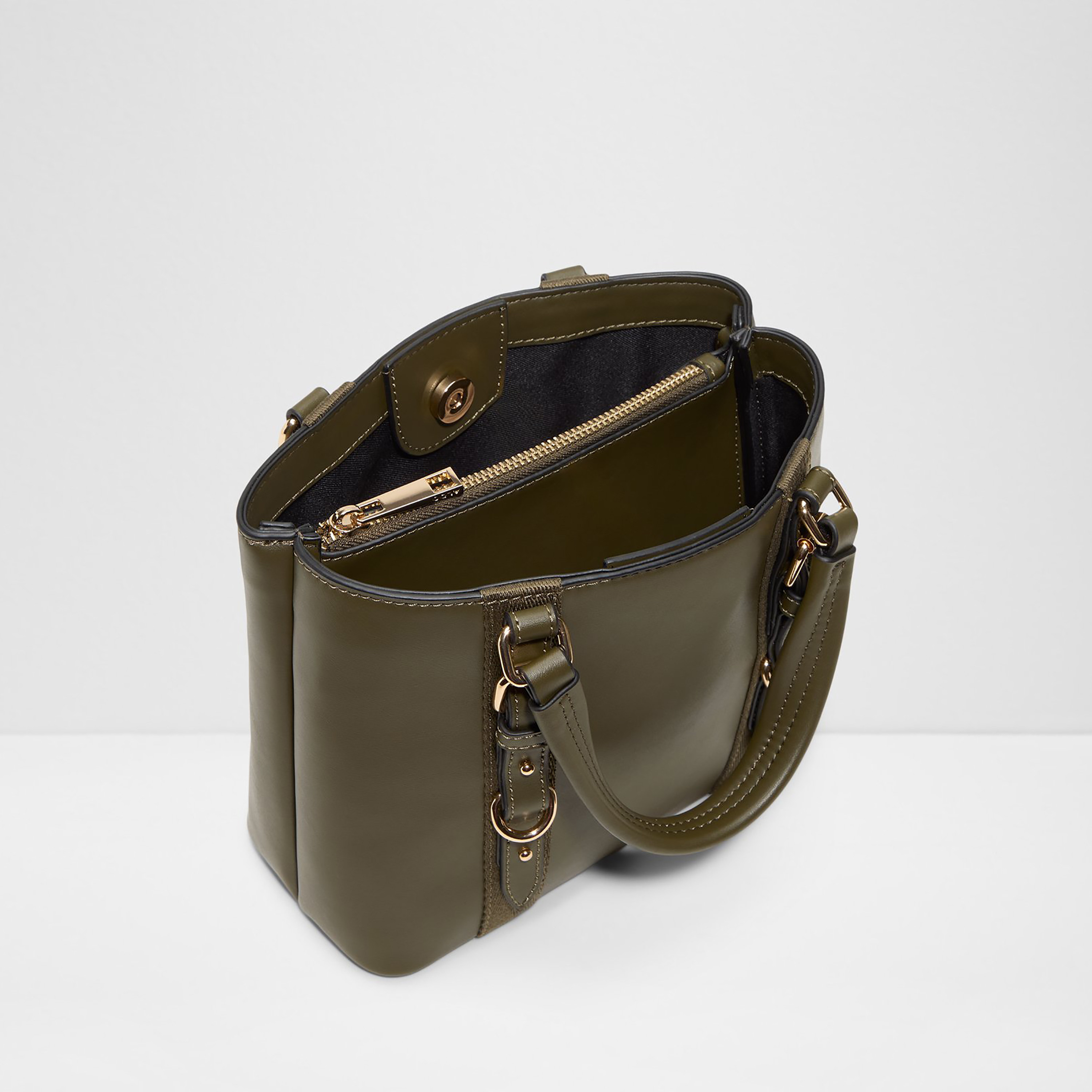 Aldo Maleah Plain Double Handle Tote Bag with Magnetic Closure & Adjustable Strap-women-bagsandwallets-handbags-image-3