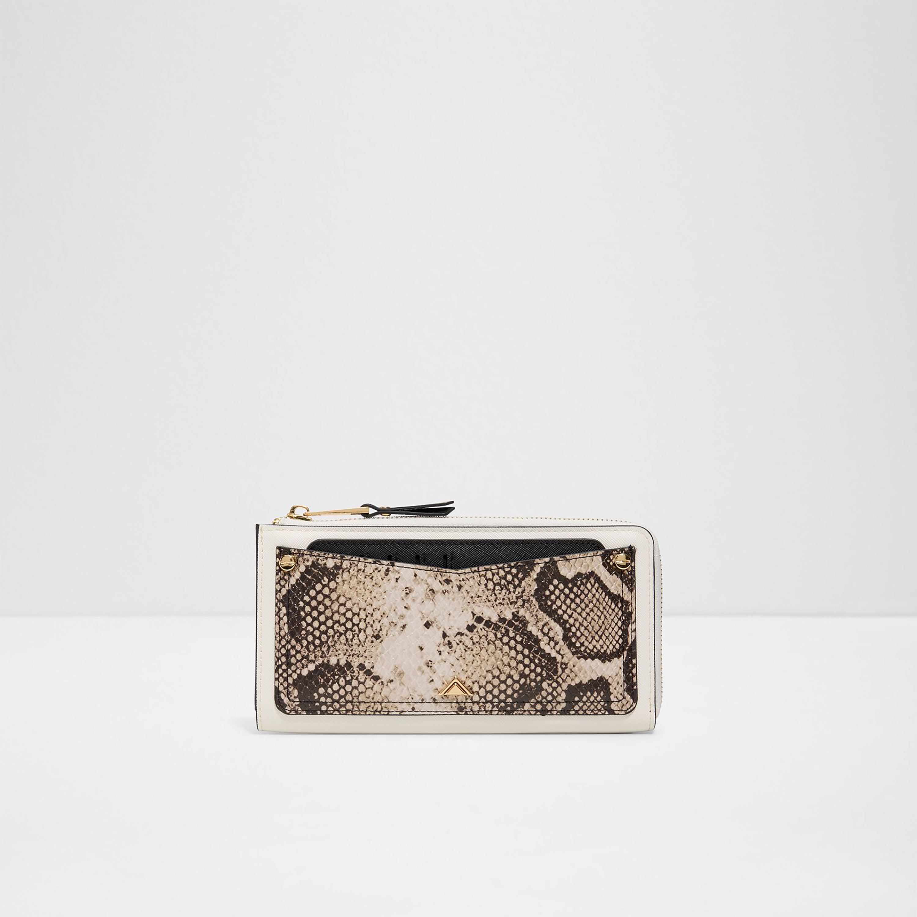 Aldo Kedoreveth Snake Textured Wallet & Cardholder with Zip Closure-women-bagsandwallets-wallets-image-1