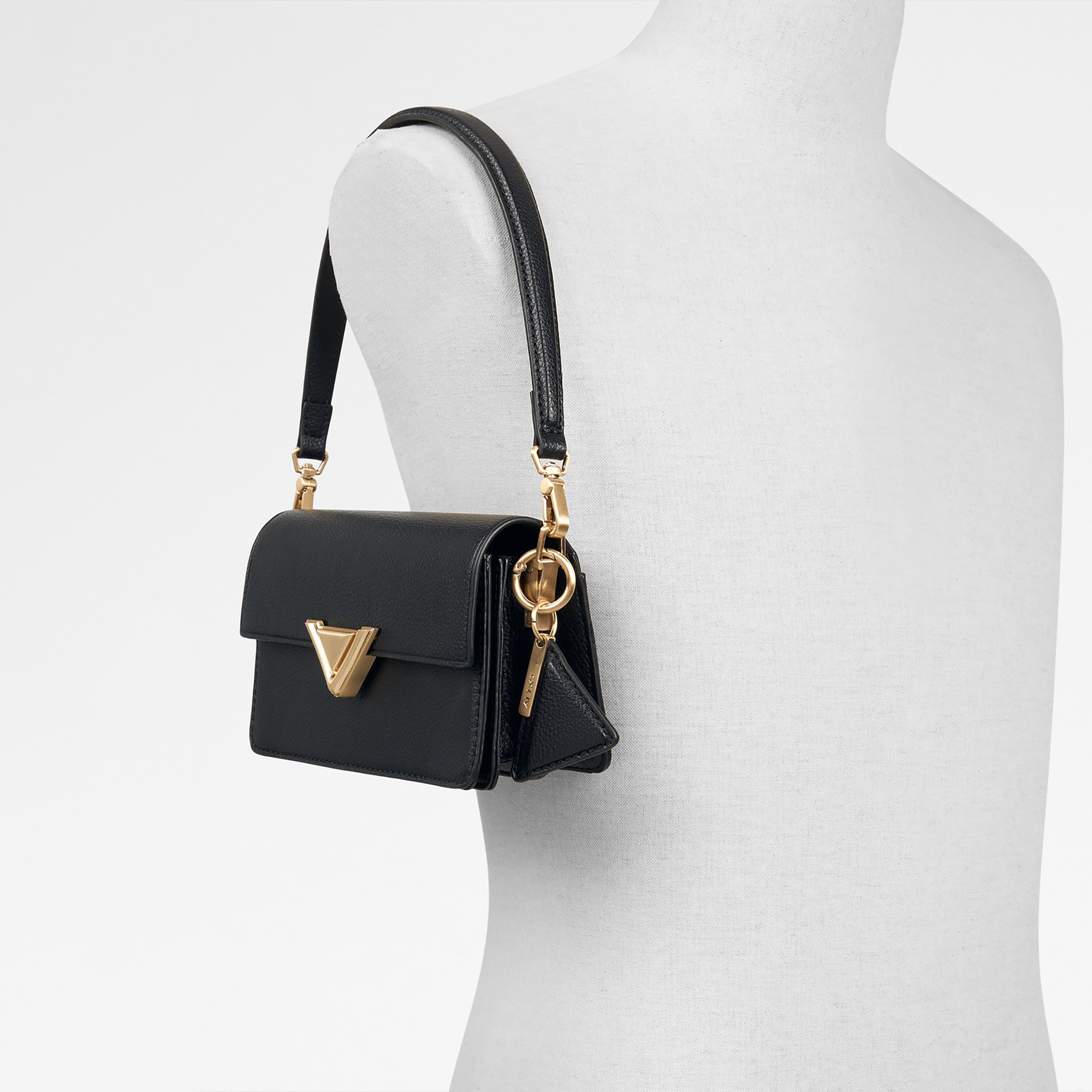 Aldo Luxecarry2.0 Textured Single Handle Shoulder Bag with Flap Closure & Strap-women-bagsandwallets-handbags-image-5