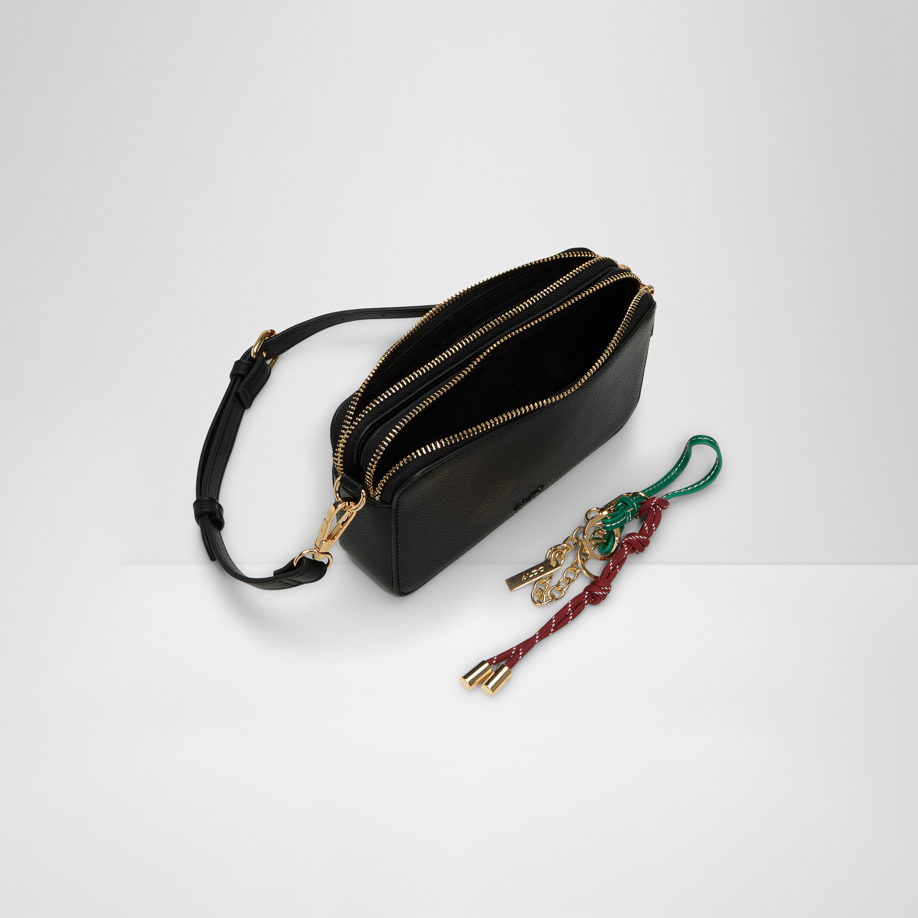 Aldo Ddemi Plain Crossbody Bag with Zip Closure and Adjustable Strap-women-bagsandwallets-handbags-image-3
