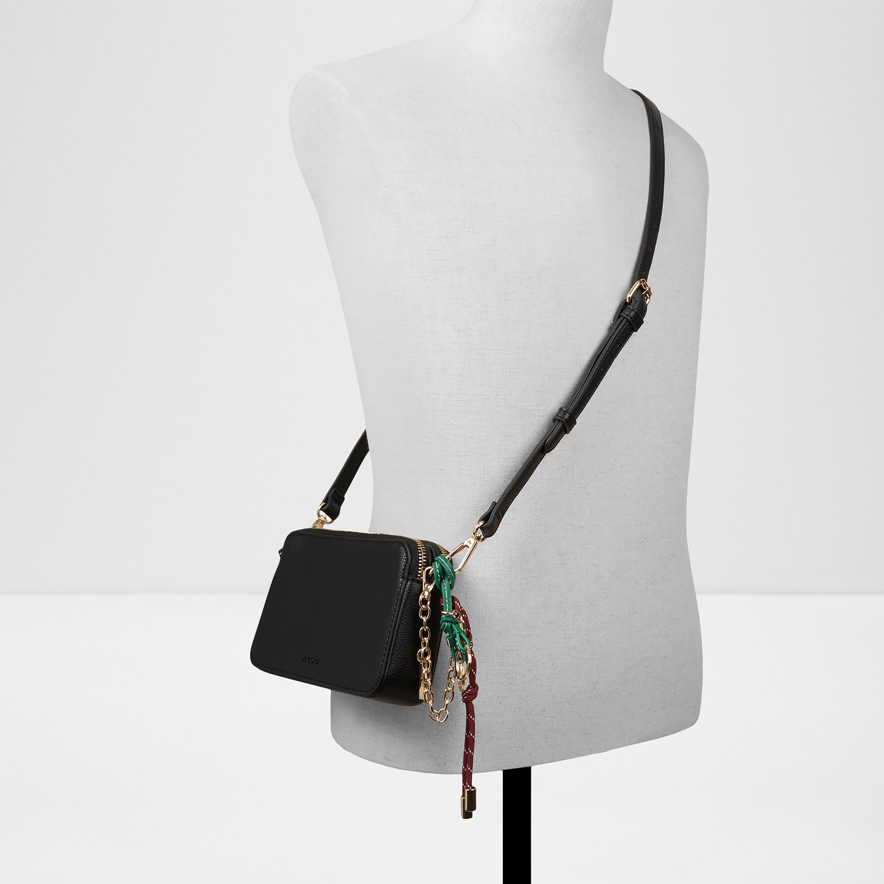 Aldo Ddemi Plain Crossbody Bag with Zip Closure and Adjustable Strap-women-bagsandwallets-handbags-image-4