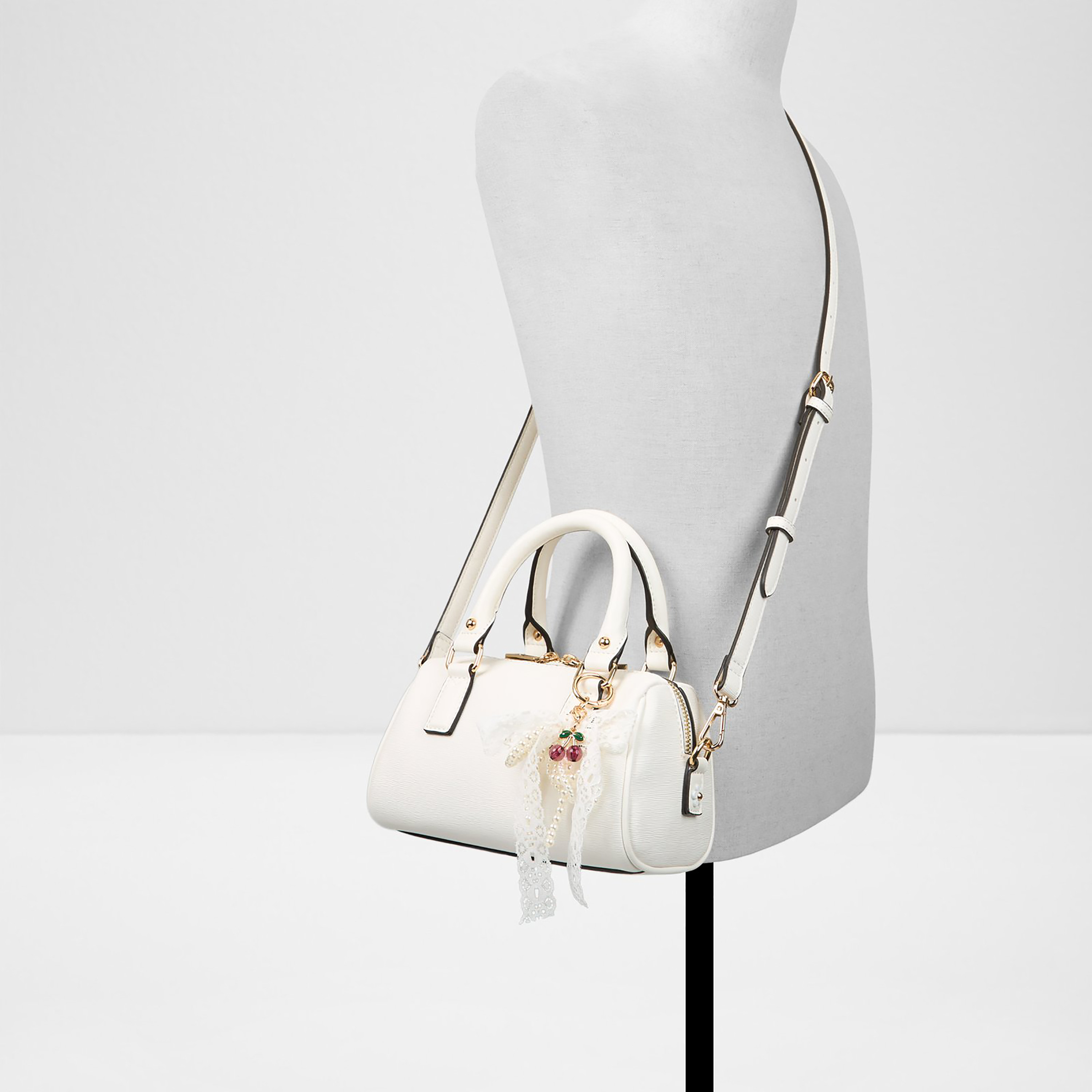 Aldo Halie Plain Double Handle Mini Satchel Bag with Zip Closure & Adjustable Strap-women-bagsandwallets-handbags-image-4