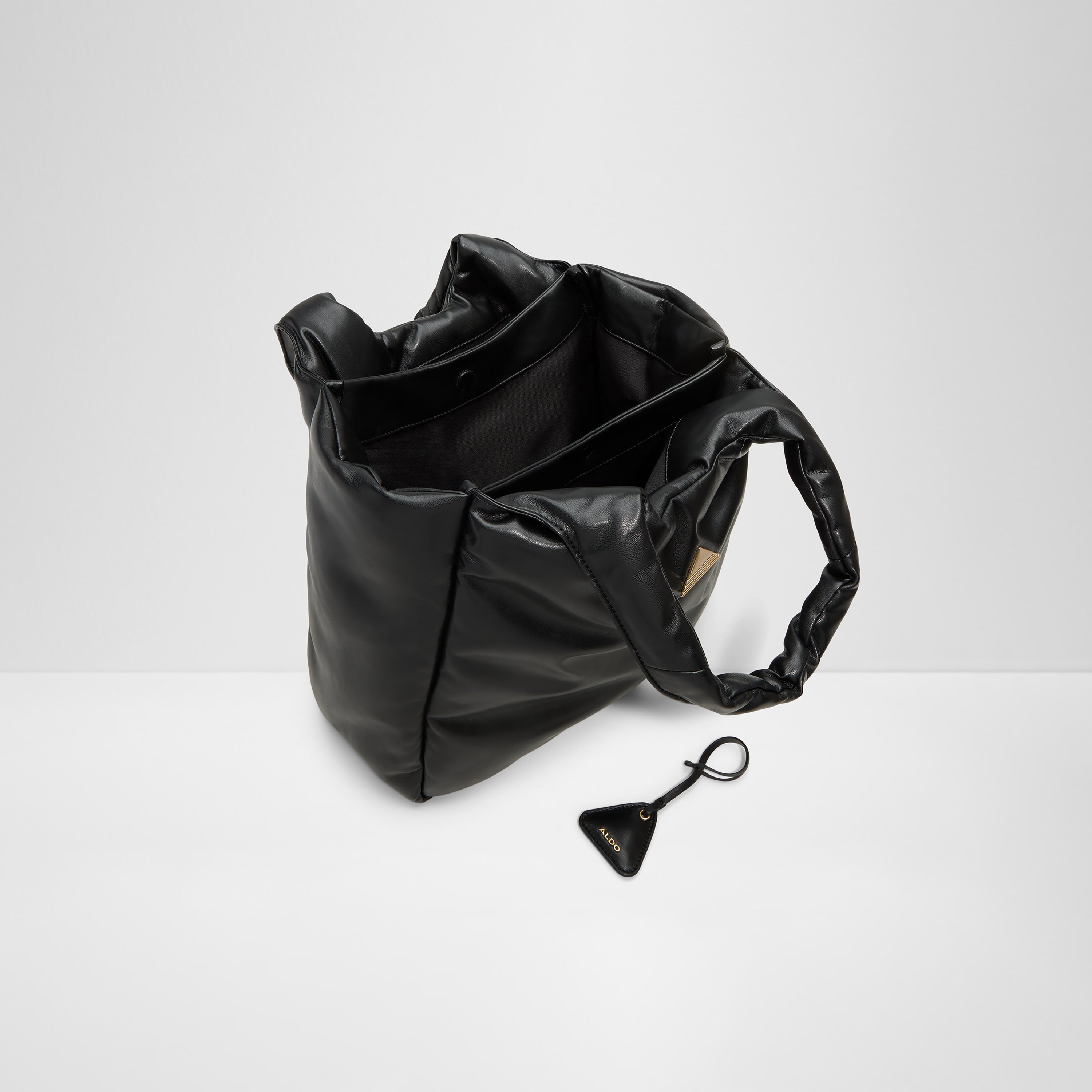 Aldo Ppuffcarryy Plain Double Handle Shoulder Bag with Open Top-women-bagsandwallets-handbags-image-3