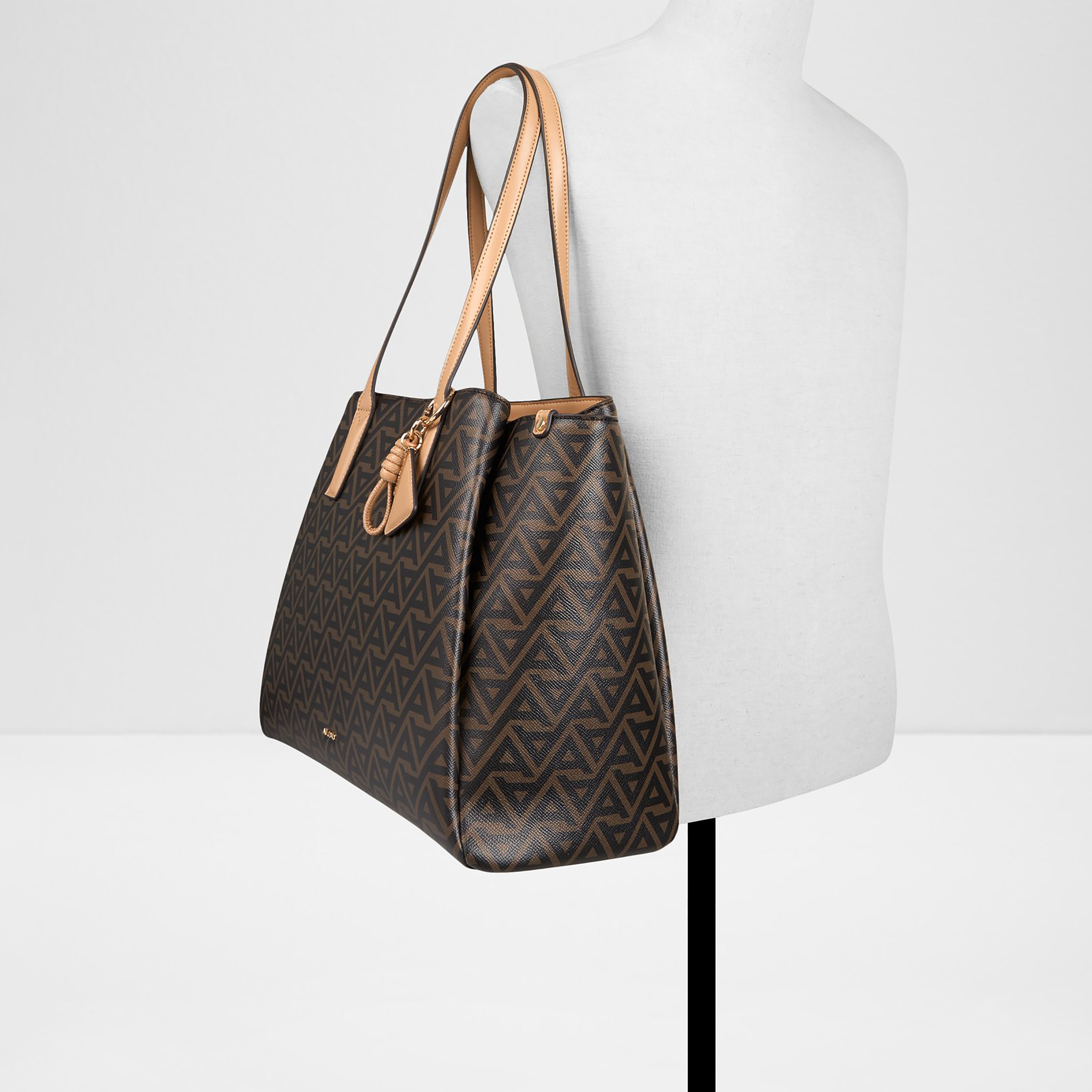 Aldo Abavas Monogram Double Handle Tote Bag with Zip Closure-women-bagsandwallets-handbags-image-4