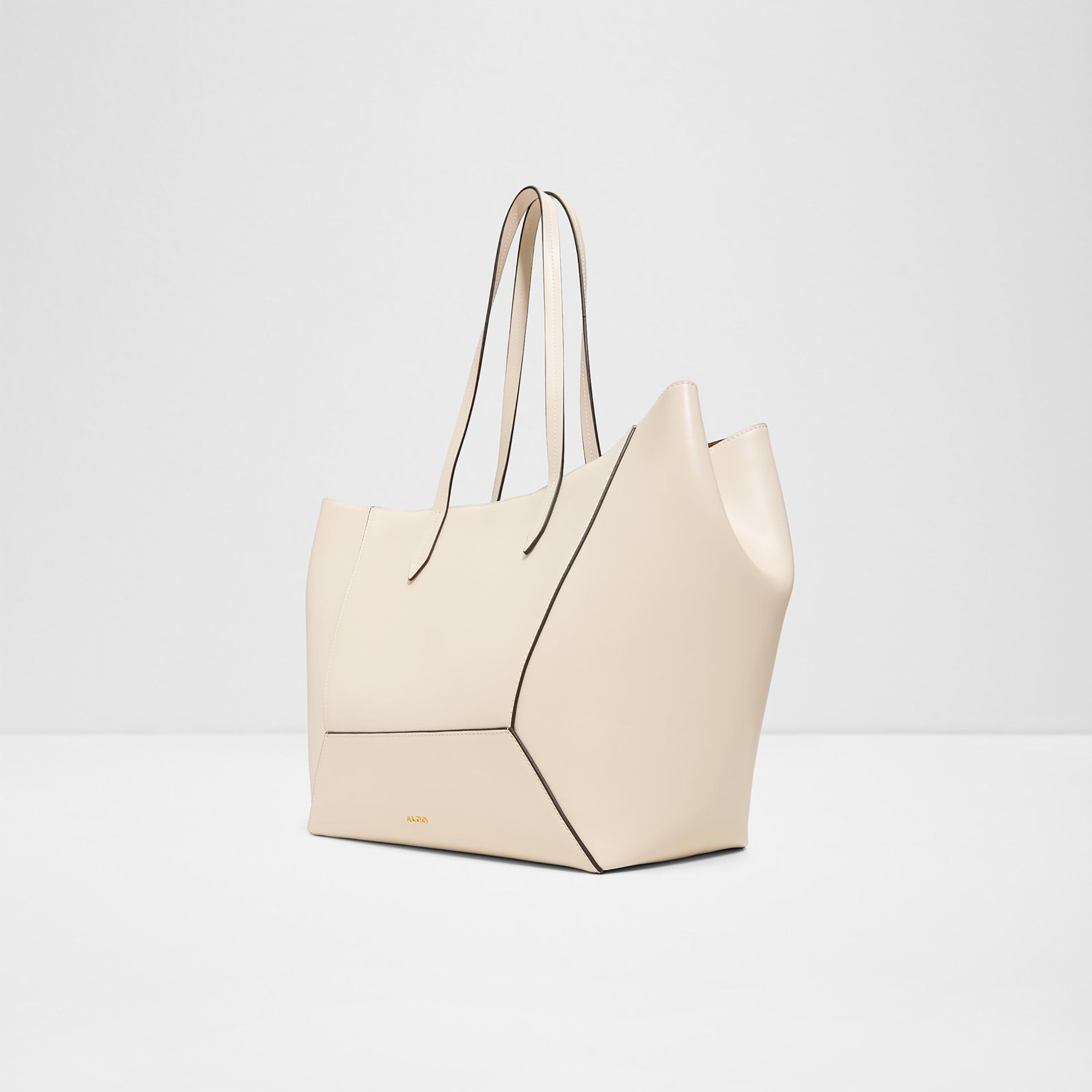 Aldo Salubris Plain Double Handle Tote Bag & Pouch with Magnetic Closure-women-bagsandwallets-handbags-image-2