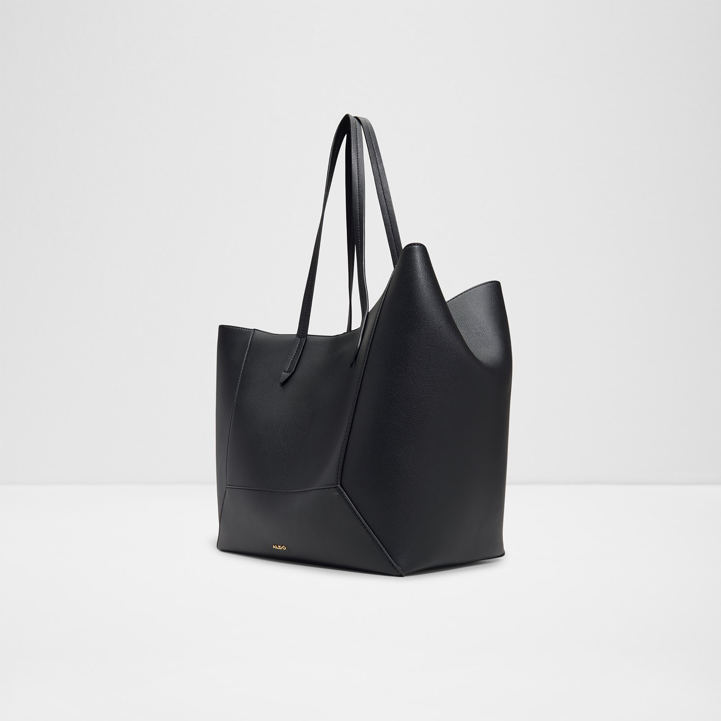 Aldo Salubris Plain Double Handle Tote Bag with Magnetic Closure-women-bagsandwallets-handbags-image-2