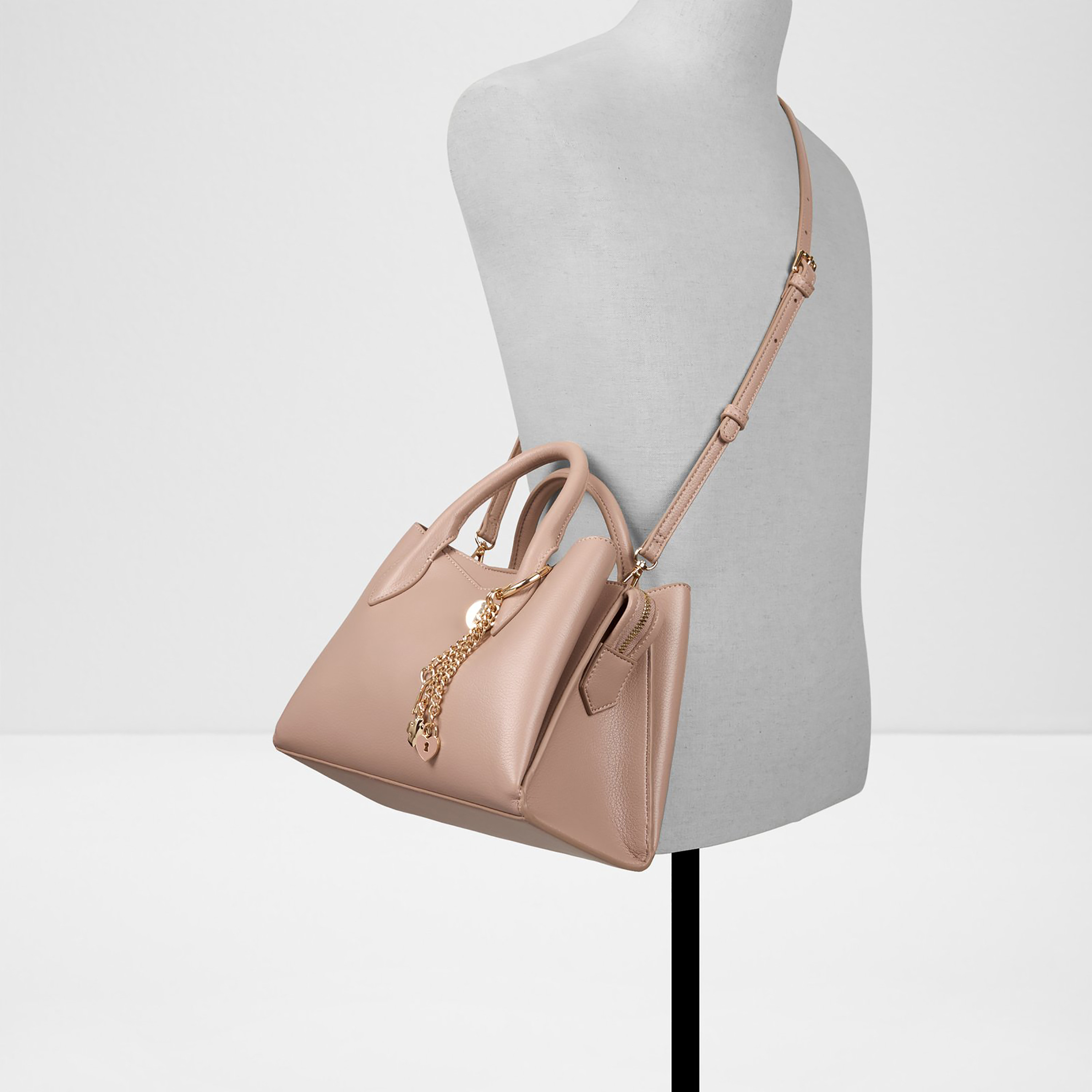 Aldo Carimma Plain Double Handle Satchel Bag with Magnetic Closure & Adjustable Strap-women-bagsandwallets-handbags-image-4