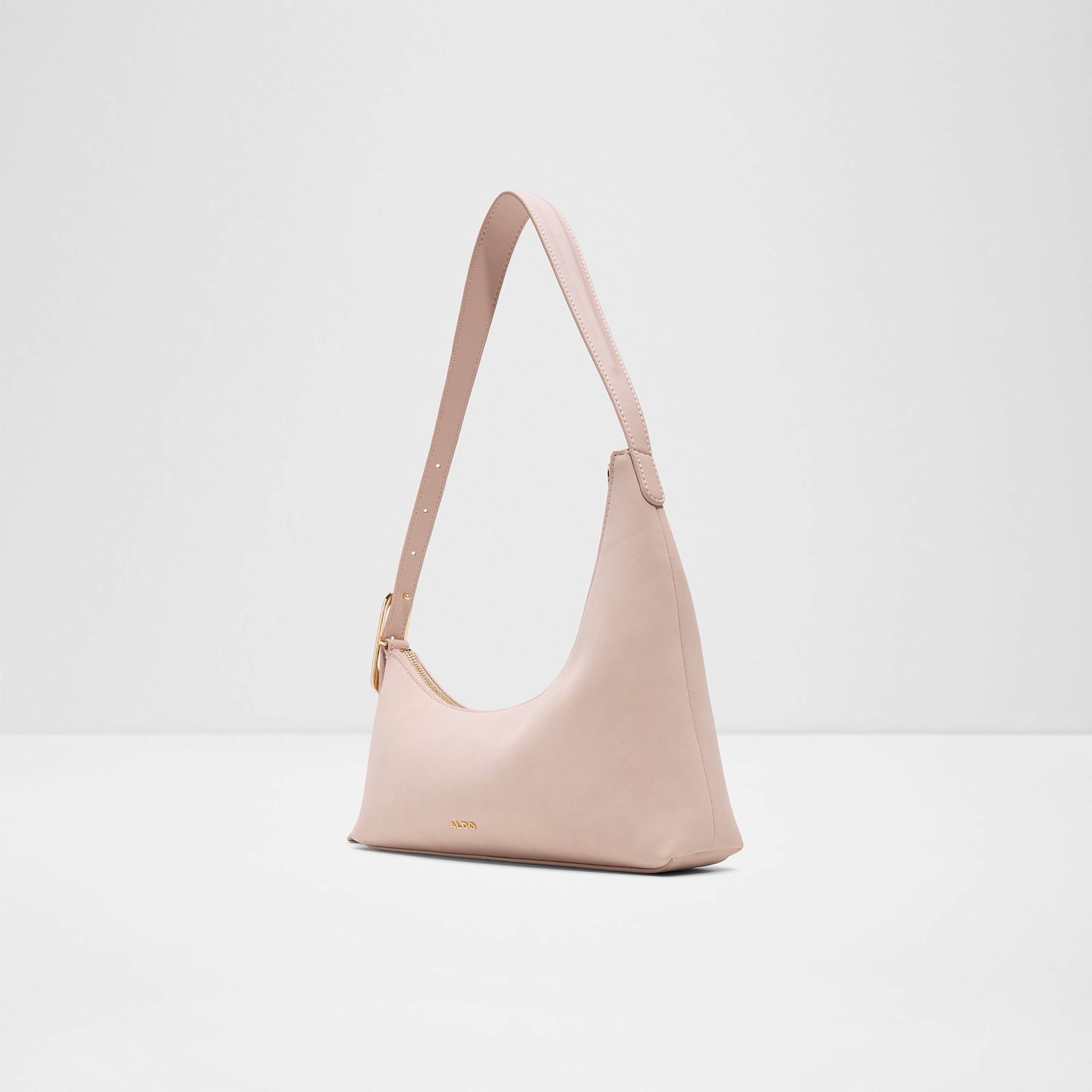 Aldo Timberly Plain Single Handle Shoulder Bag with Zip Closure & Adjustable Strap-women-bagsandwallets-handbags-image-2