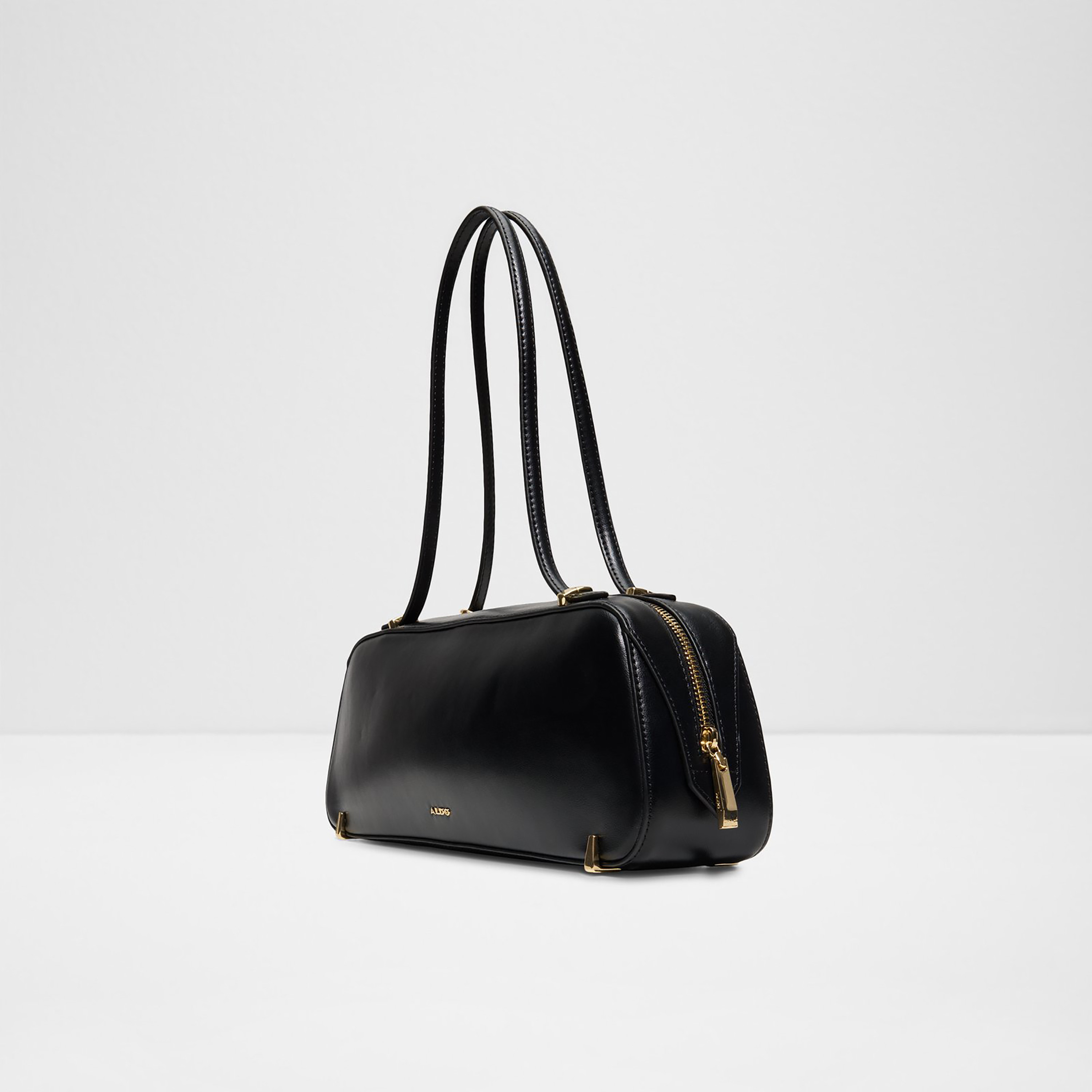 Aldo Thaleli Plain Double Handle Shoulder Bag with Zip Closure-women-bagsandwallets-handbags-image-2