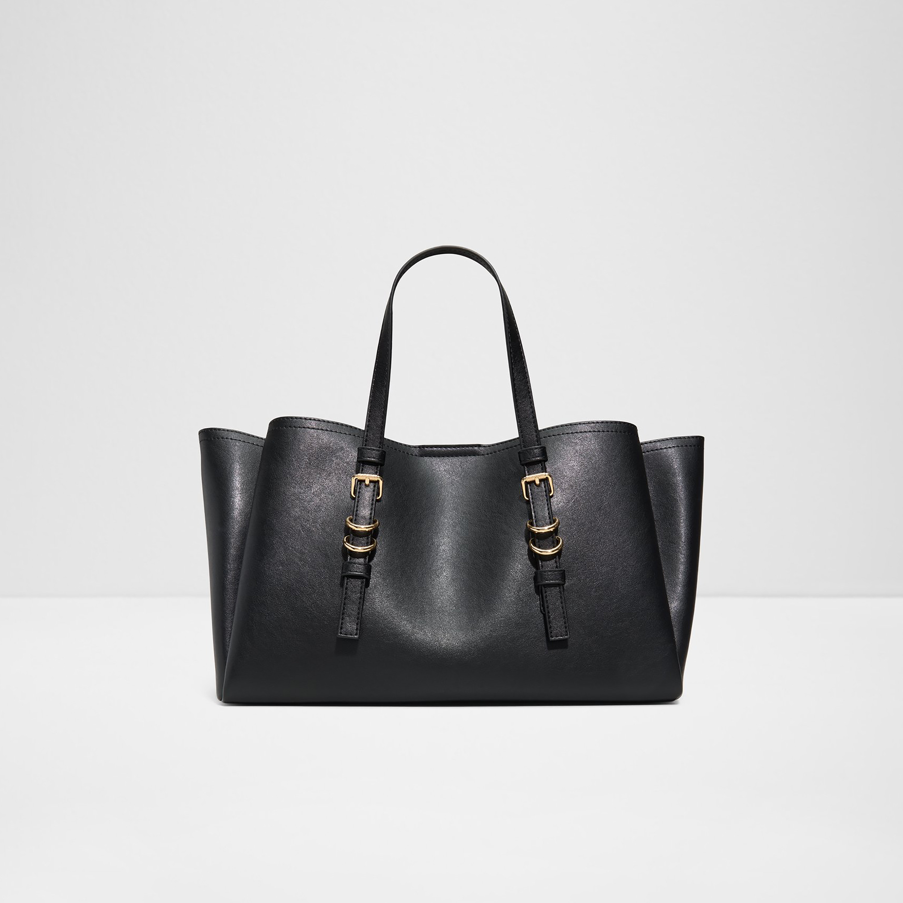 Aldo Meleah Plain Double Handle Tote Bag with Magnetic Closure & Adjustable Strap-women-bagsandwallets-handbags-image-1