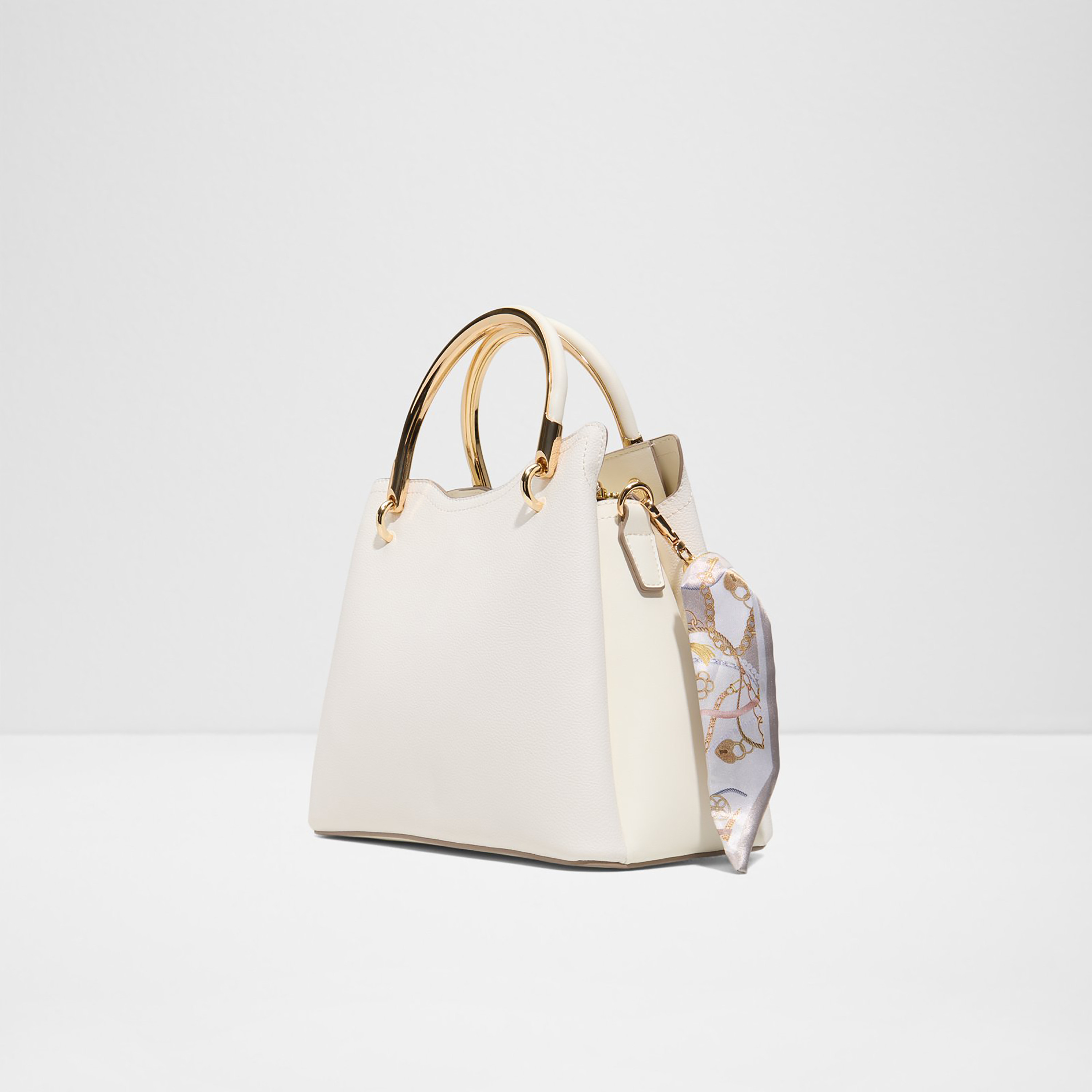 Aldo Arrayan Plain Double Handle Satchel Bag with Zip Closure & Adjustable Strap-women-bagsandwallets-handbags-image-2