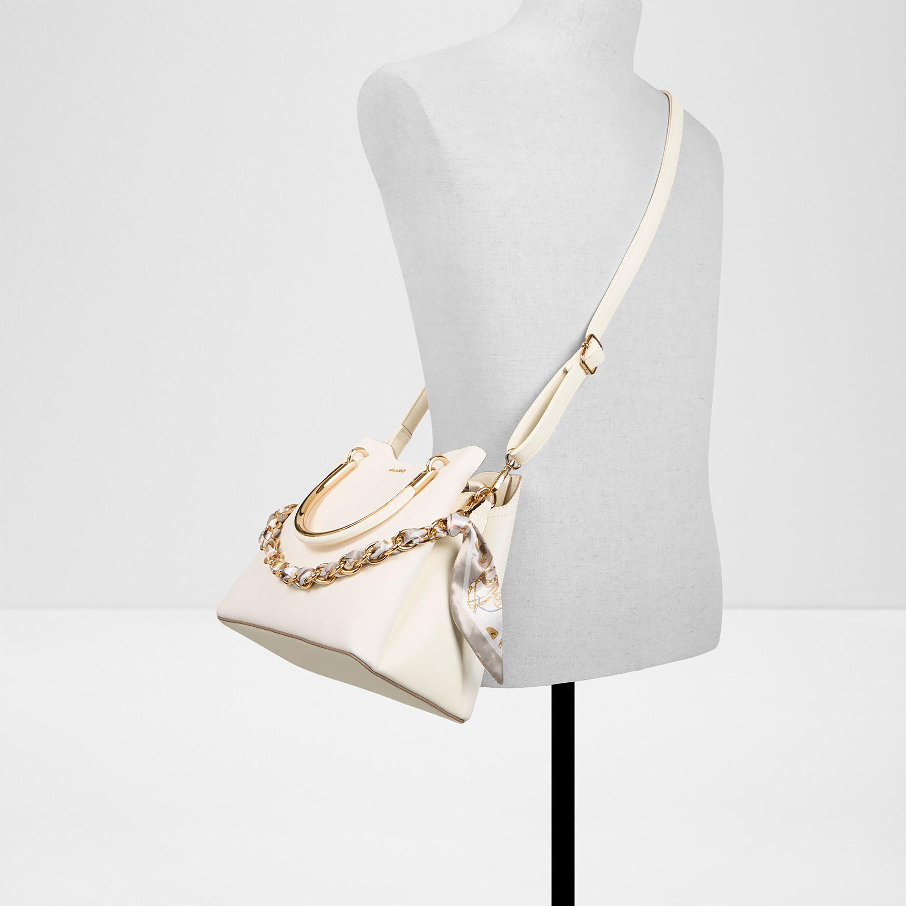Aldo Arrayan Plain Double Handle Satchel Bag with Zip Closure & Adjustable Strap-women-bagsandwallets-handbags-image-4