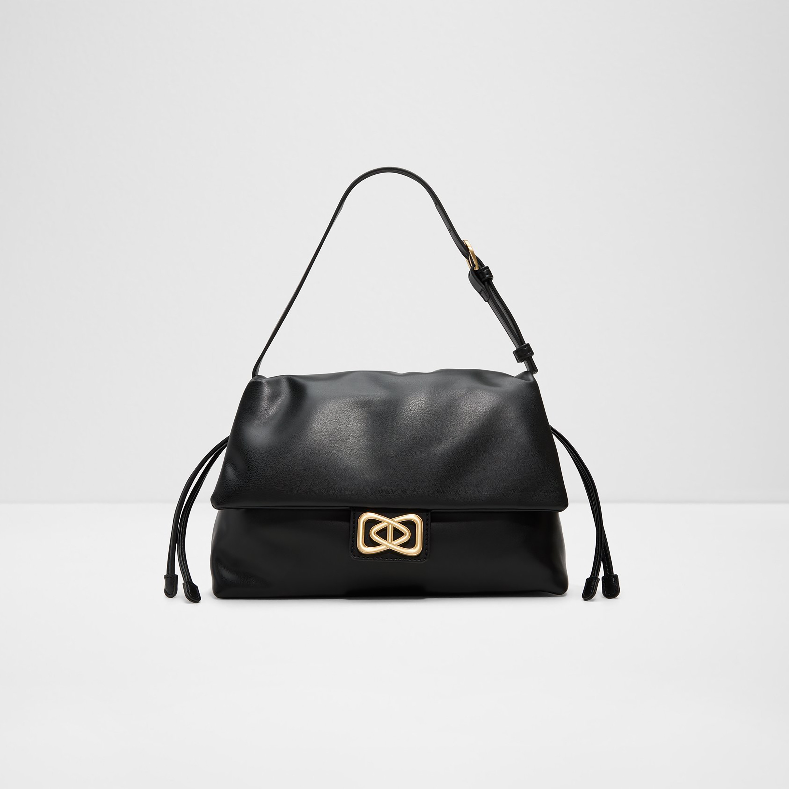 Aldo Eelinora Plain Single Handle Shoulder Bag with Flap Closure & Adjustable Strap-women-bagsandwallets-handbags-image-1