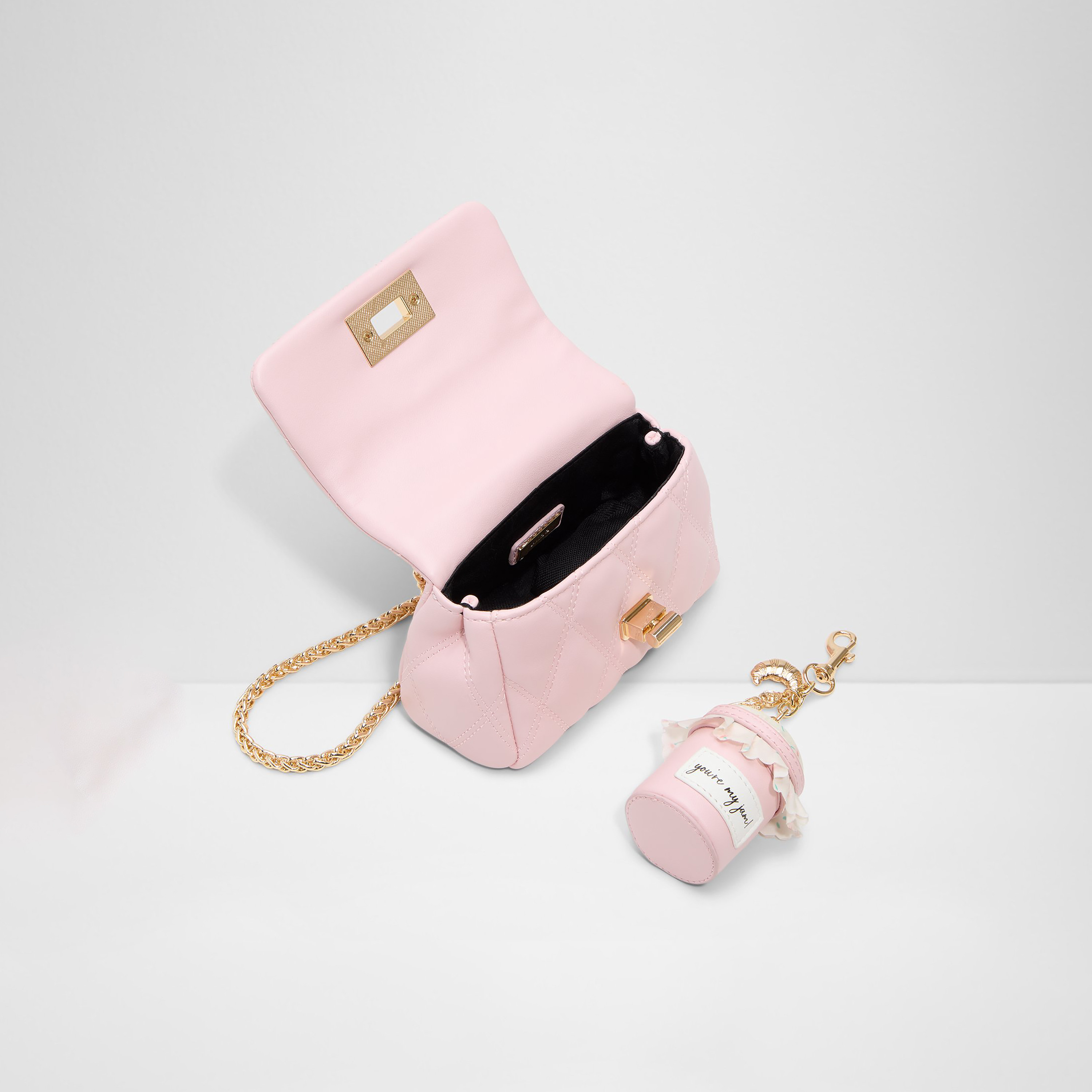 حقيبة كتف مبطنة من ألدو ميابينك مزودة بقفل دوار وحزام غير قابل للفصل-women-bagsandwallets-handbags-image-3