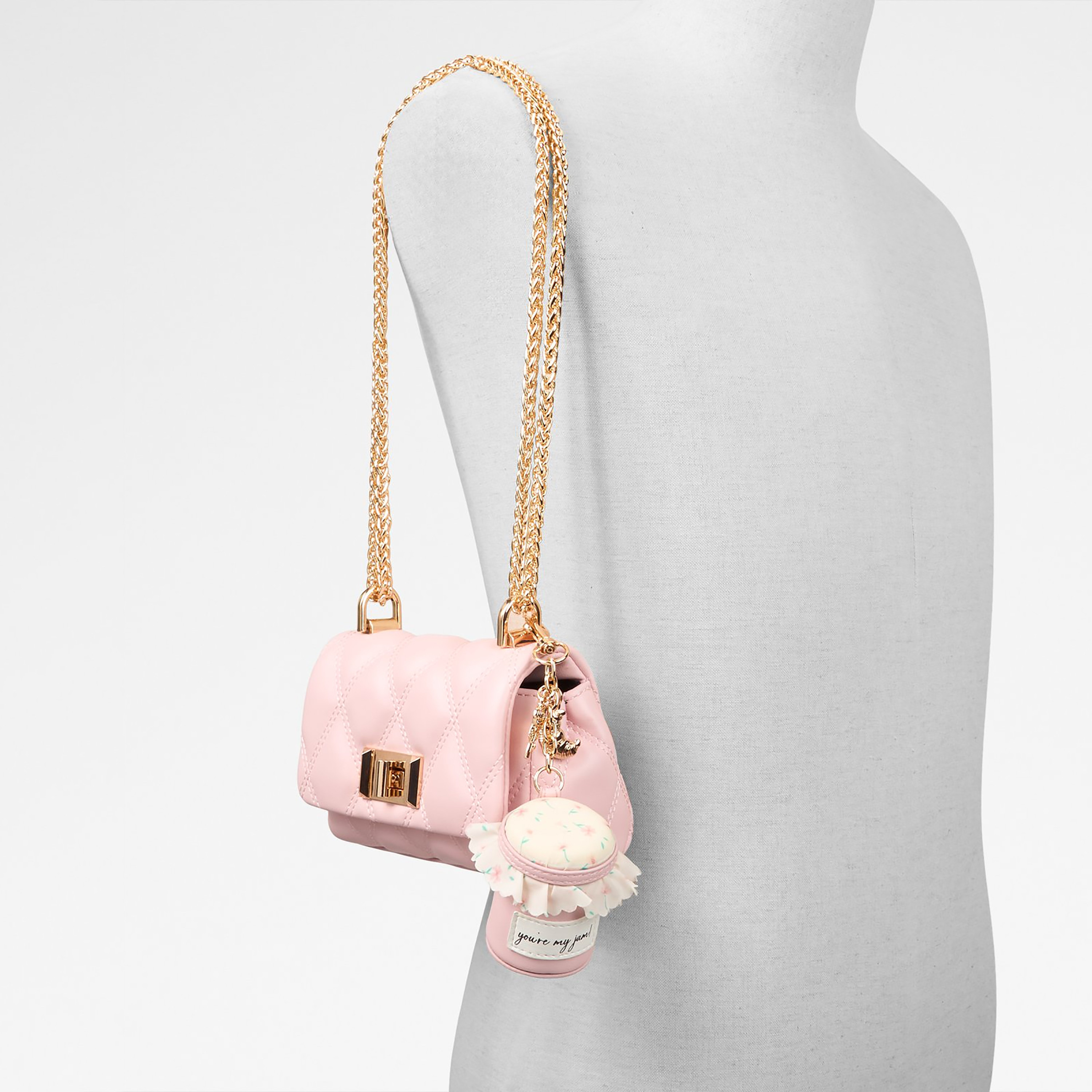 حقيبة كتف مبطنة من ألدو ميابينك مزودة بقفل دوار وحزام غير قابل للفصل-women-bagsandwallets-handbags-image-5