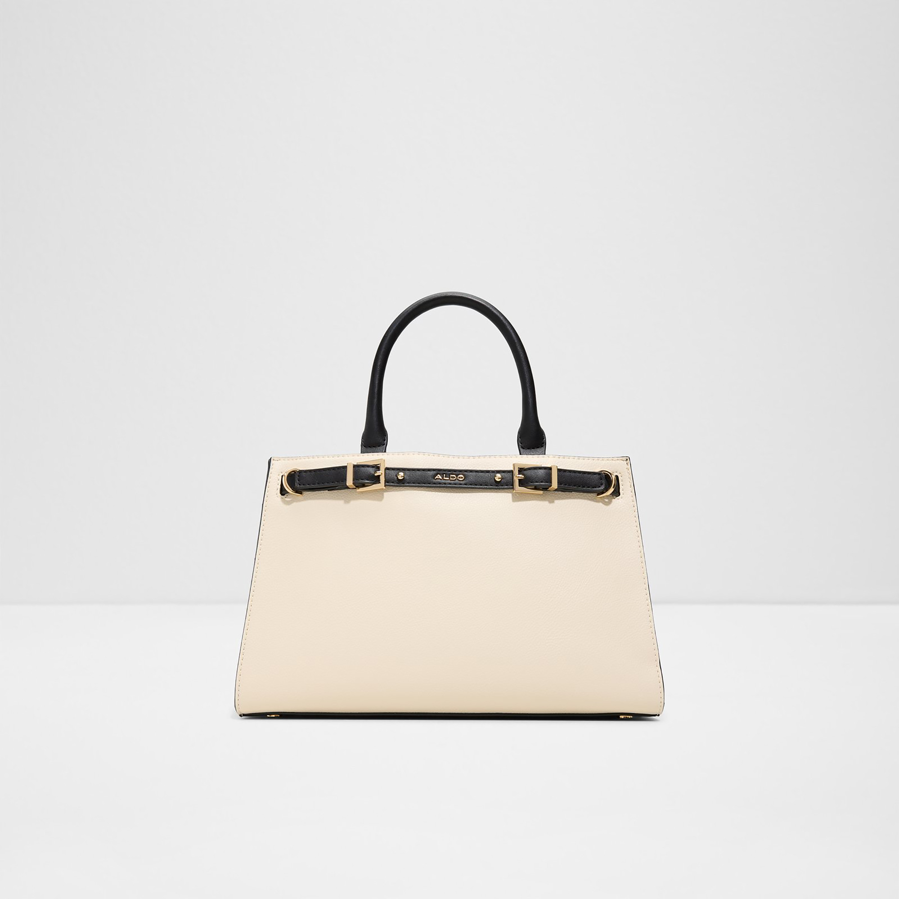 Aldo Elizabelle Color Blocked Double Handle Satchel Bag with Zip Closure & Strap-women-bagsandwallets-handbags-image-1