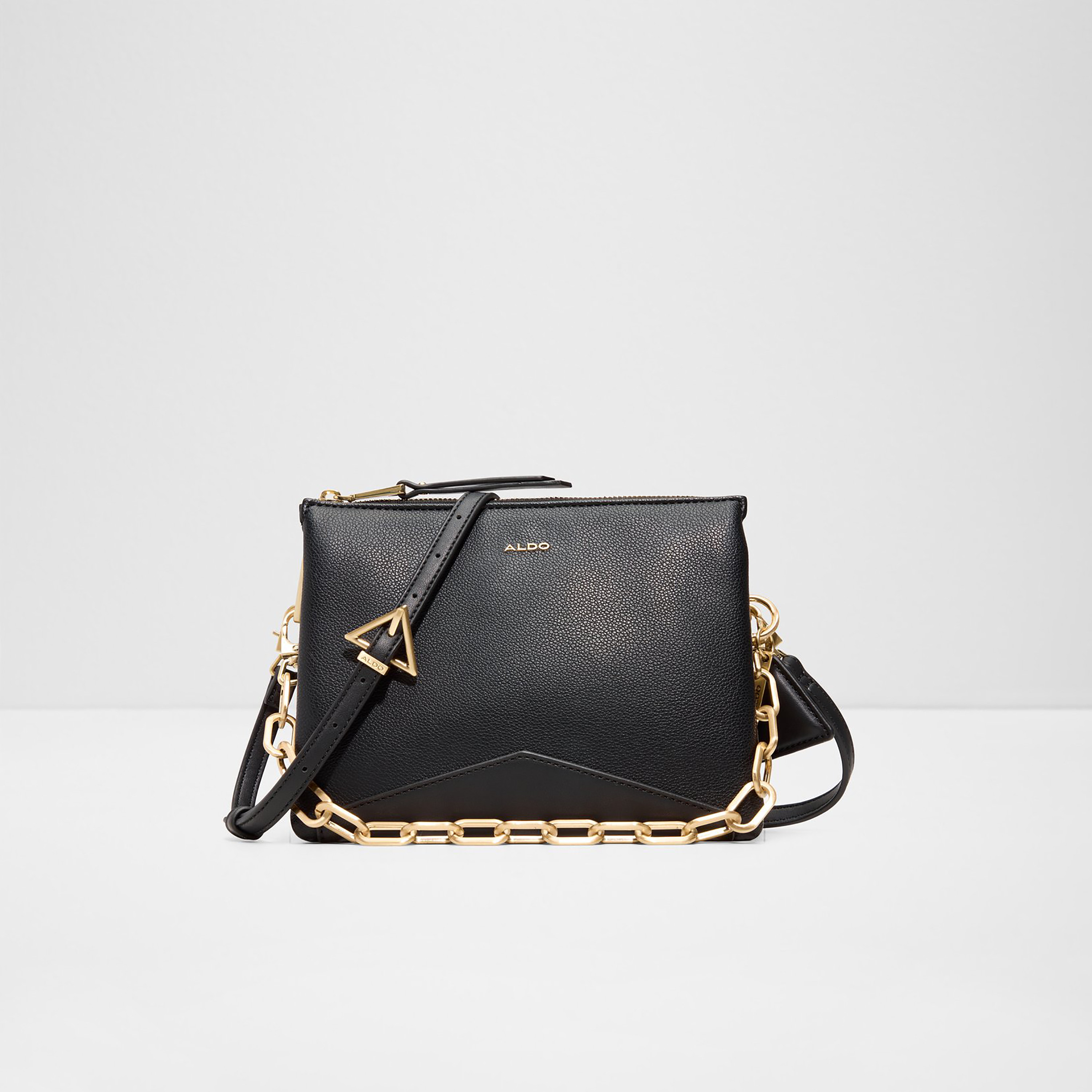 Aldo Lilsoft Plain Sling Bag with Zip Closure and Adjustable Strap-women-bagsandwallets-handbags-image-1