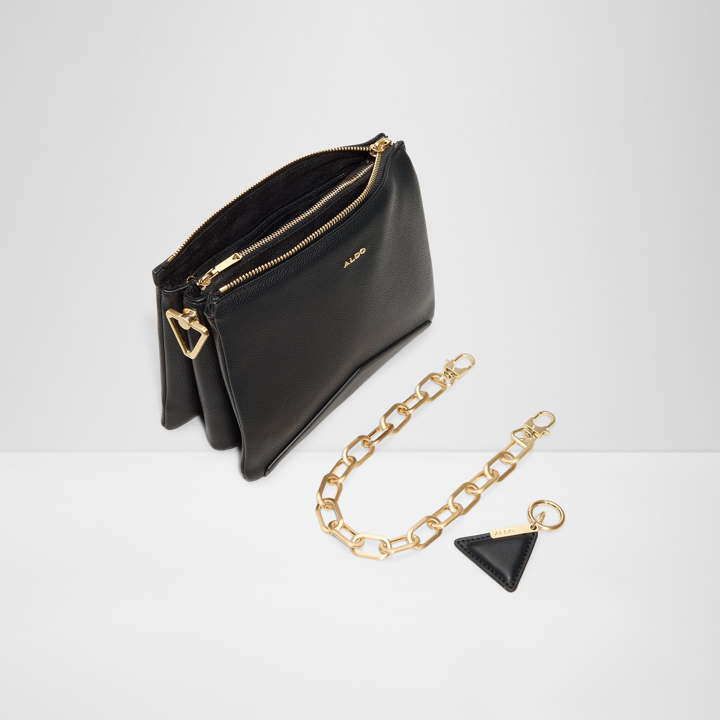 Aldo Lilsoft Plain Sling Bag with Zip Closure and Adjustable Strap-women-bagsandwallets-handbags-image-3