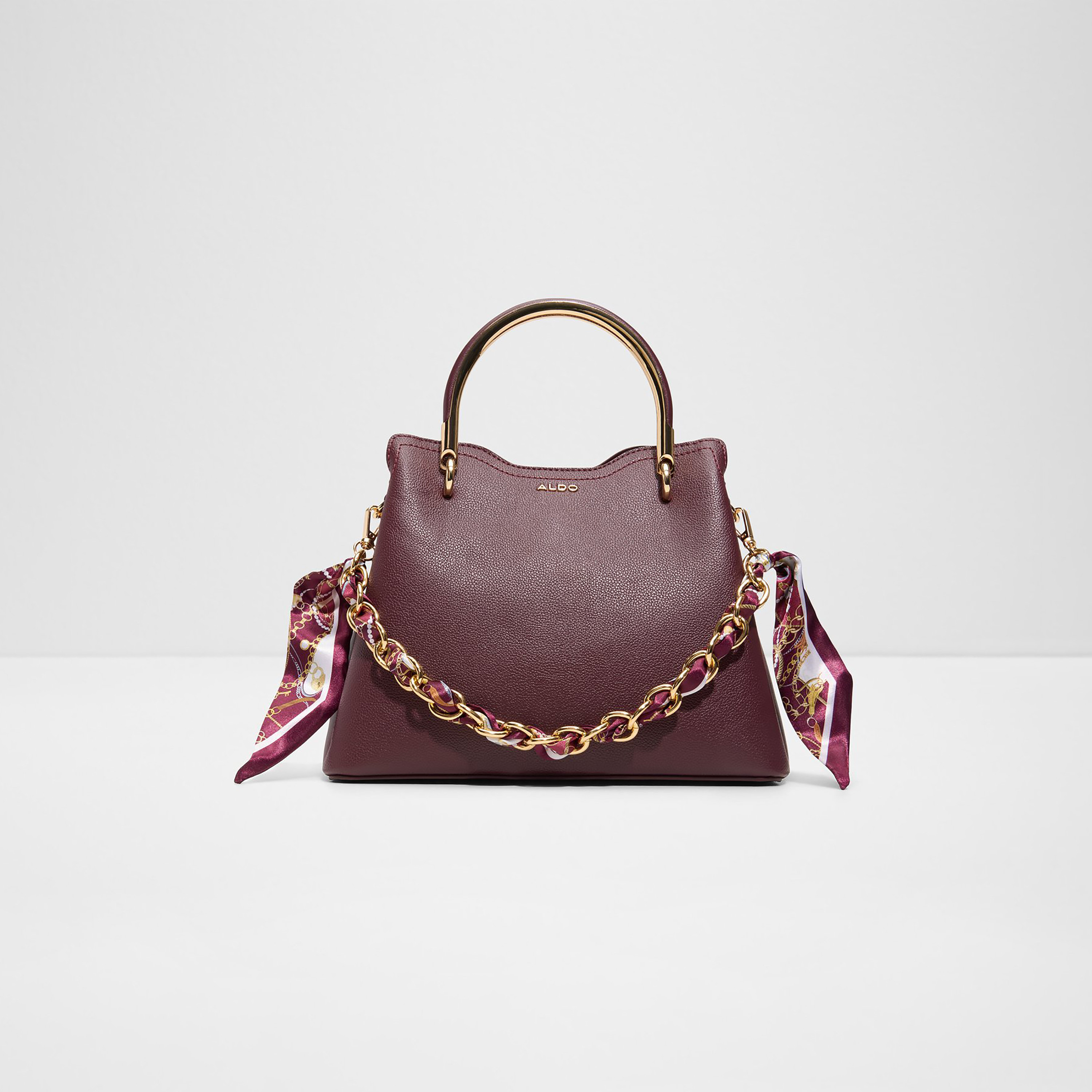 Aldo Arrayan Plain Double Handle Satchel Bag with Zip Closure & Adjustable Strap-women-bagsandwallets-handbags-image-1