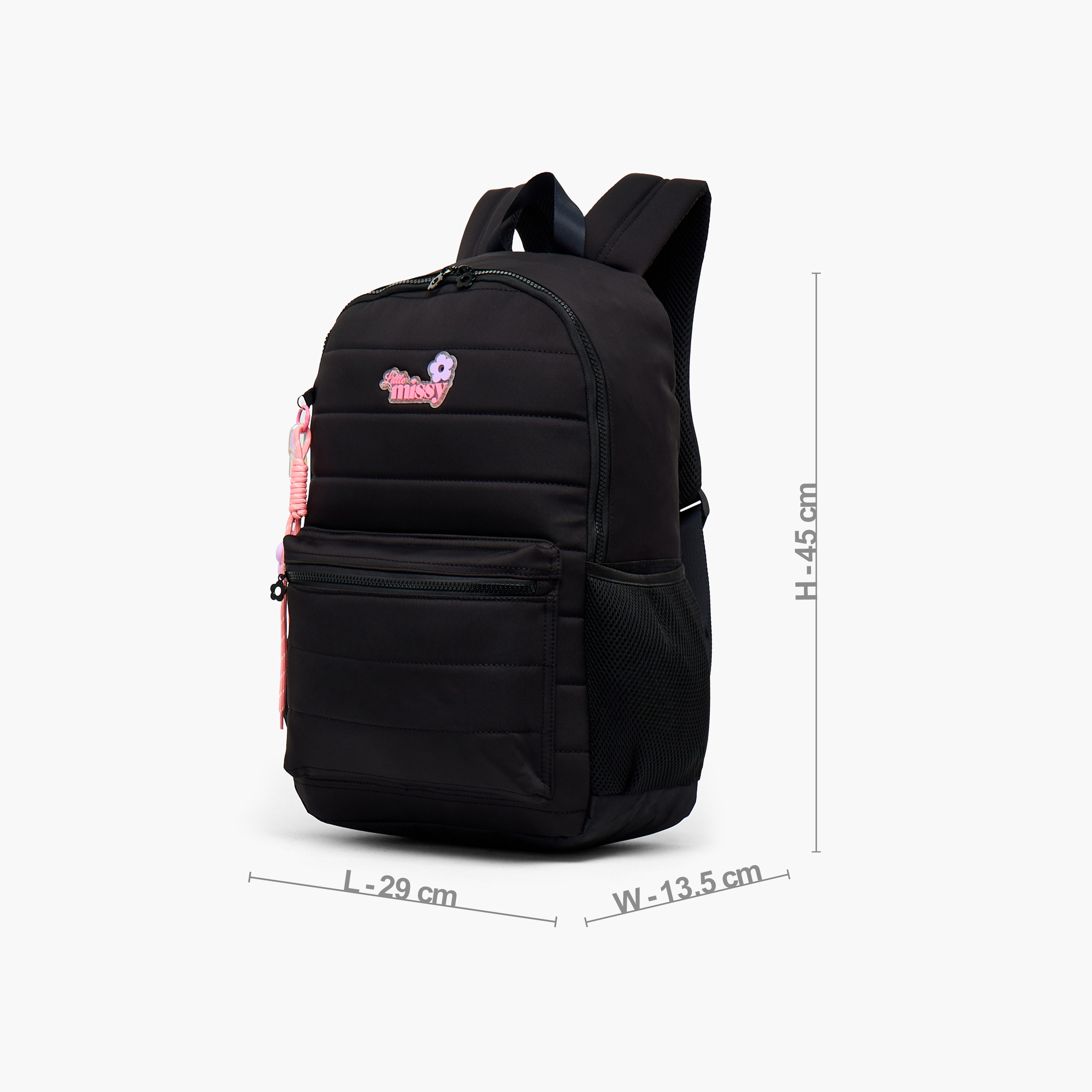 شنطة ظهر مبطنة بقسم مبطن للابتوب للأطفال بعمر 13 سنة فما فوق من ليتيل ميسي-school-bagsandbackpacks-backpacks-image-6