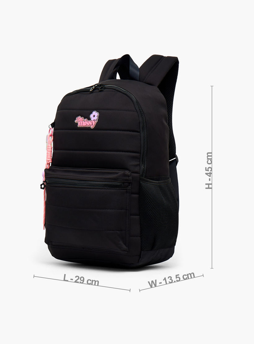 شنطة ظهر مبطنة بقسم مبطن للابتوب للأطفال بعمر 13 سنة فما فوق من ليتيل ميسي-school-bagsandbackpacks-backpacks-image-6