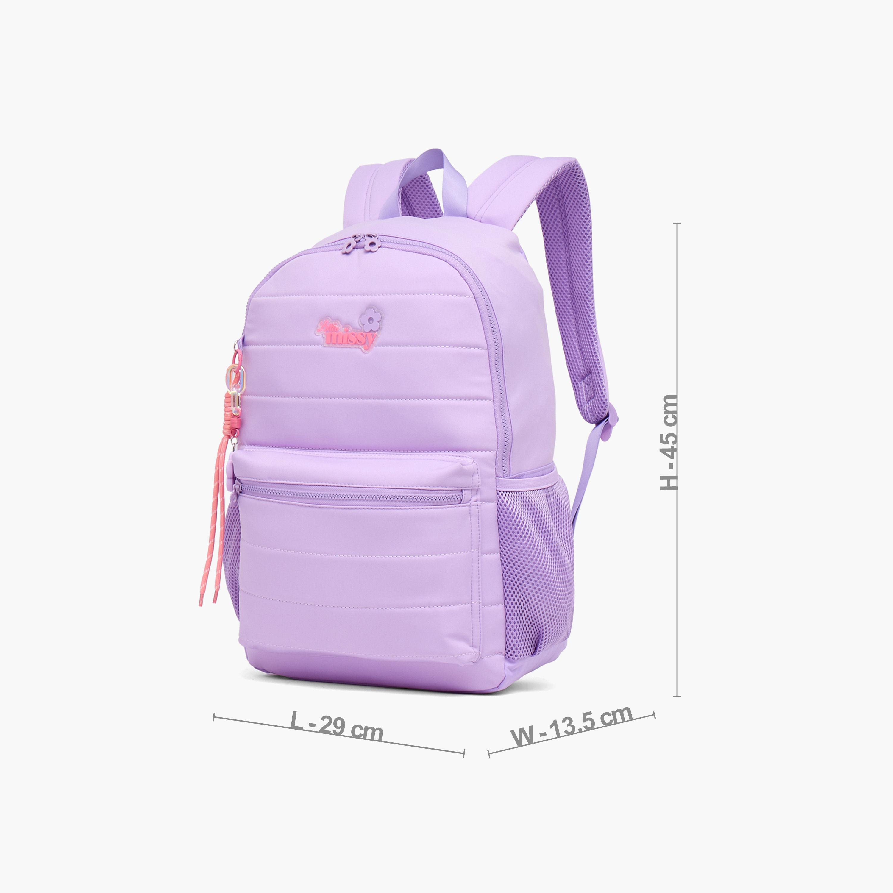 شنطة ظهر مبطنة بقسم مبطن للابتوب للأطفال بعمر 13 سنة فما فوق من ليتيل ميسي-school-bagsandbackpacks-backpacks-image-6