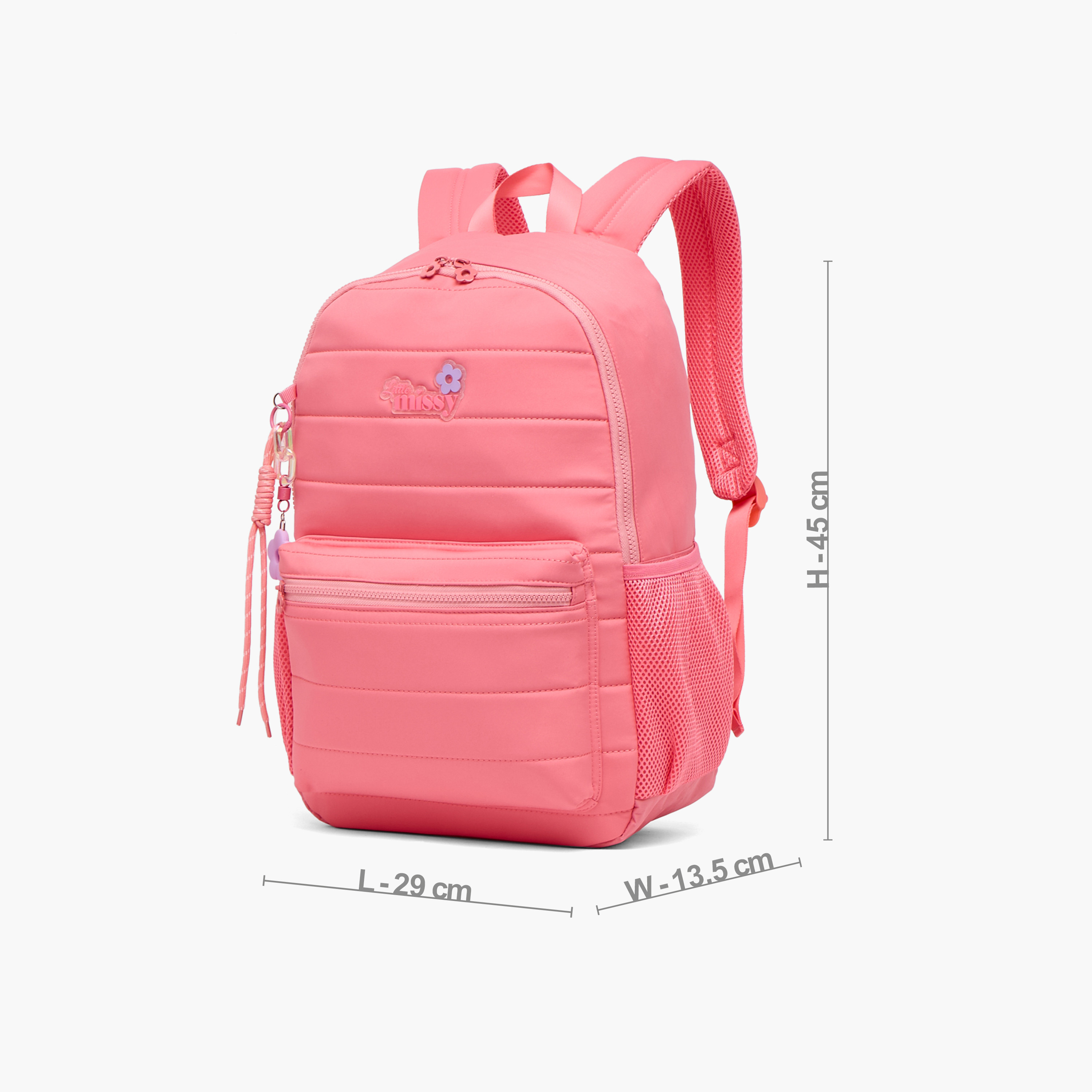 شنطة ظهر مبطنة بقسم مبطن للابتوب للأطفال بعمر 13 سنة فما فوق من ليتيل ميسي-school-bagsandbackpacks-backpacks-image-6