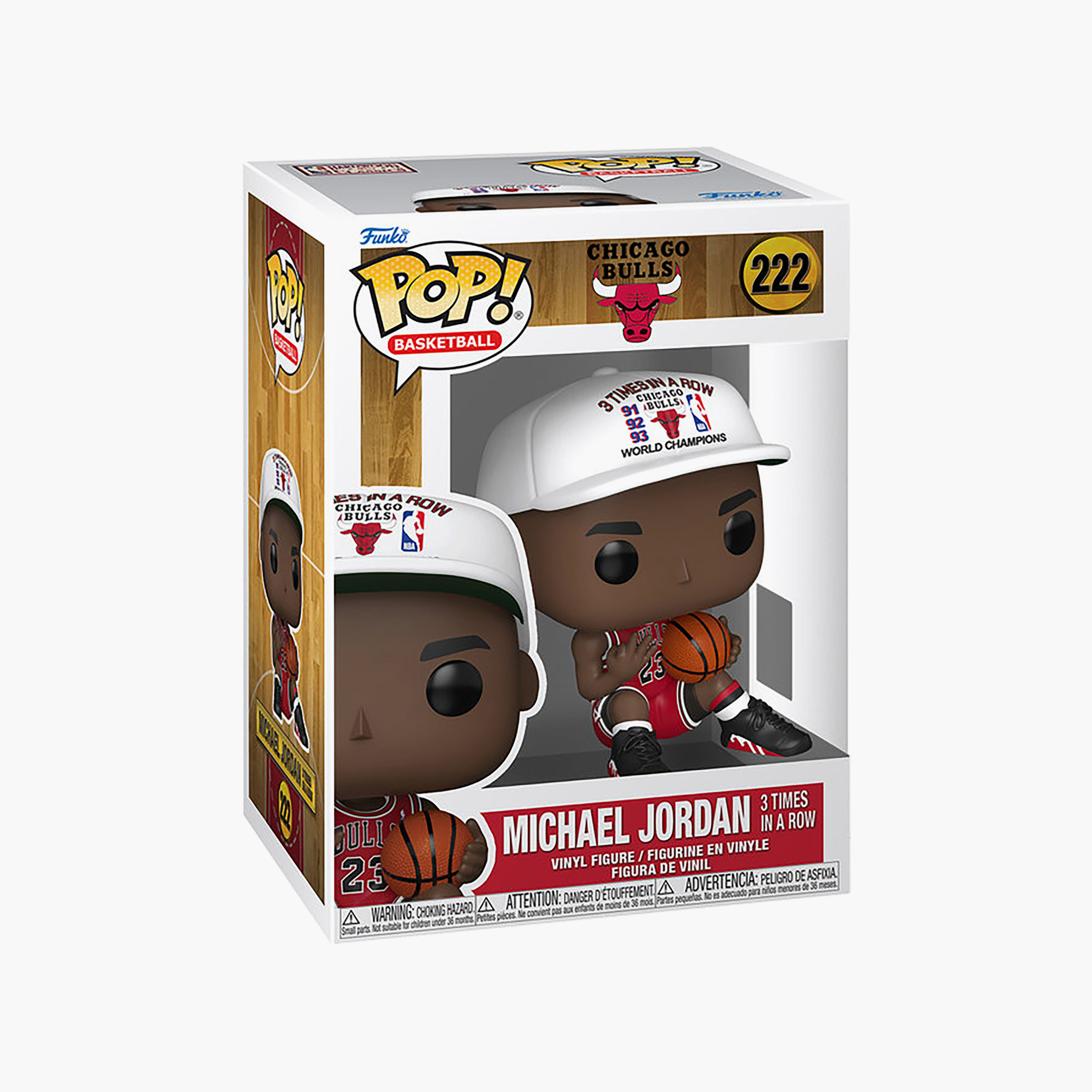 Funko Pop! Chicago Bulls 3 Times In A Row Michael Jordan Vinyl Figure-toys-playfigures-actionplaysets-image-3
