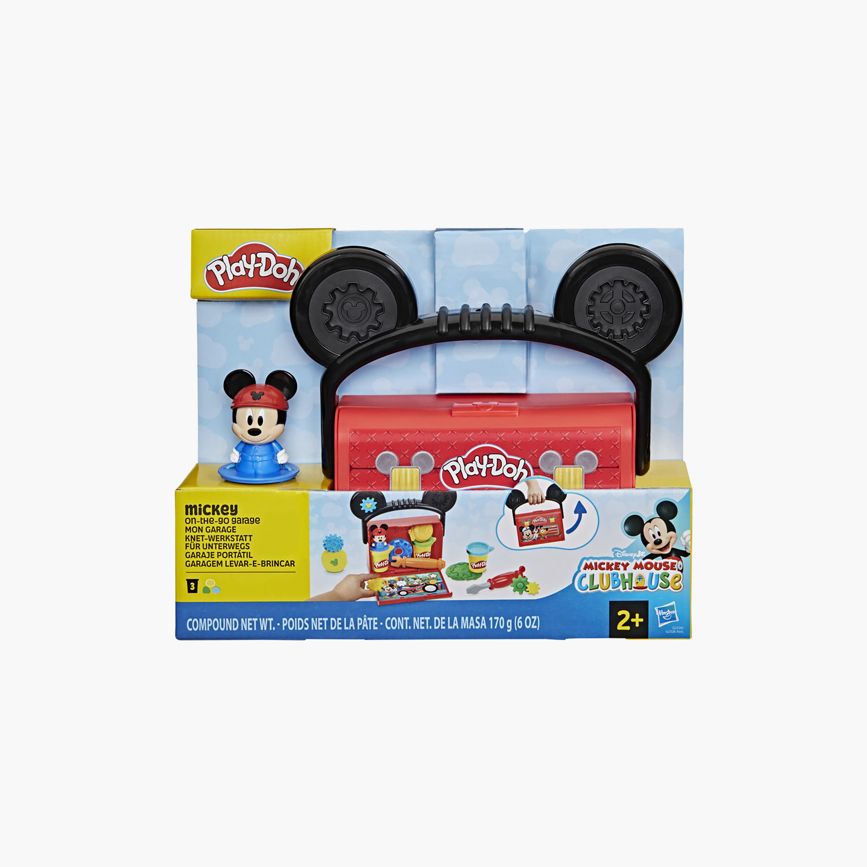 مجموعة لعب "مرآب ميكي" من ميكي ماوس كلوب هاوس من بلاي-دوه-toys-educational-doughtoys-image-5
