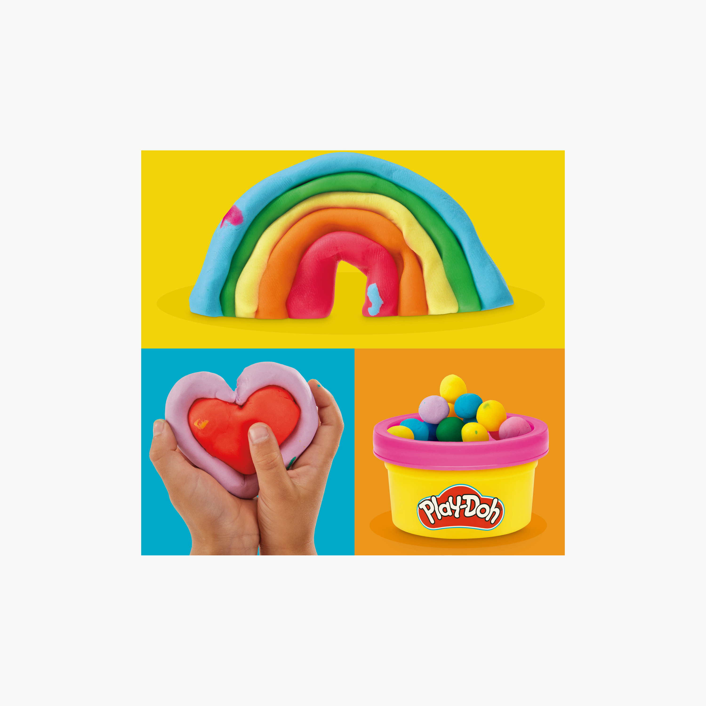 Play-Doh 50-Piece Rainbow Favours Clay-toys-educational-doughtoys-image-4