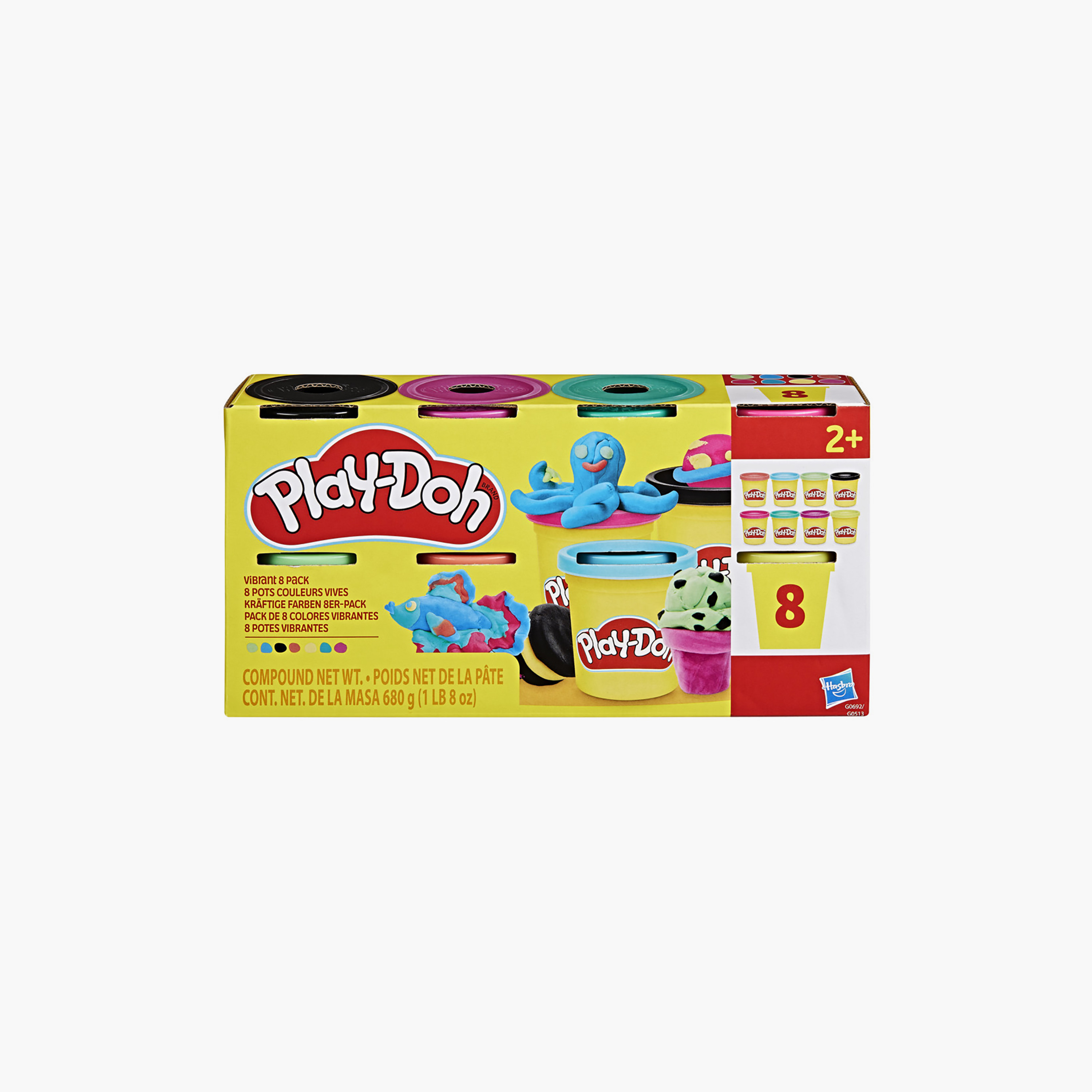 Play-Doh 8-Piece Rainbow Pack Clay-toys-educational-doughtoys-image-6